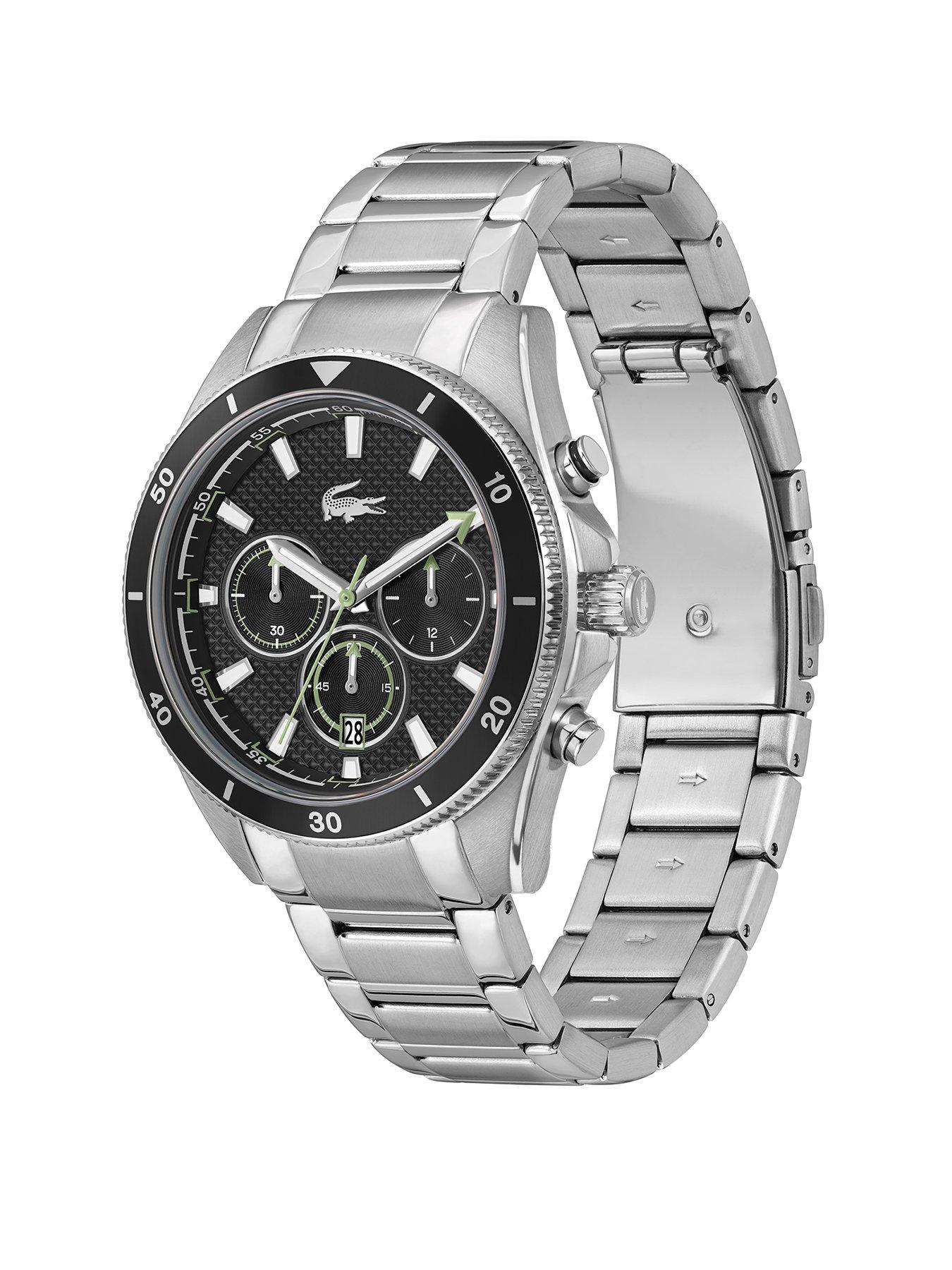  image of lacoste-mainsail-mens-watch-black-dial