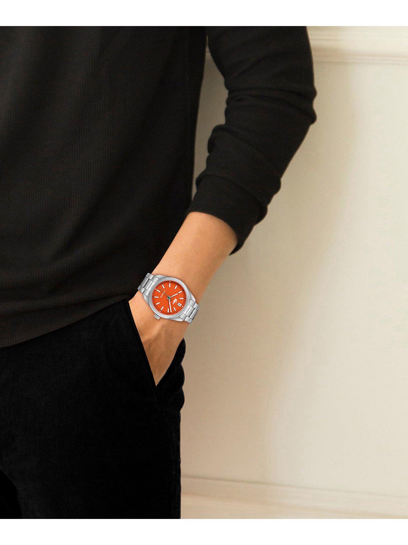  image of lacoste-monceau-mens-watch-orange