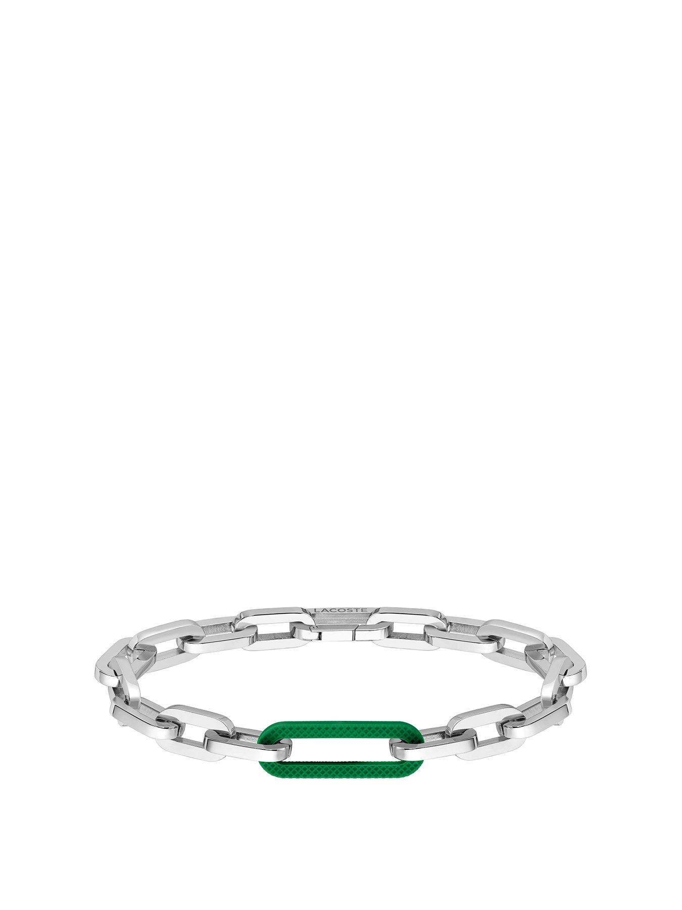 lacoste-ensembe-mens-bracelet-silver