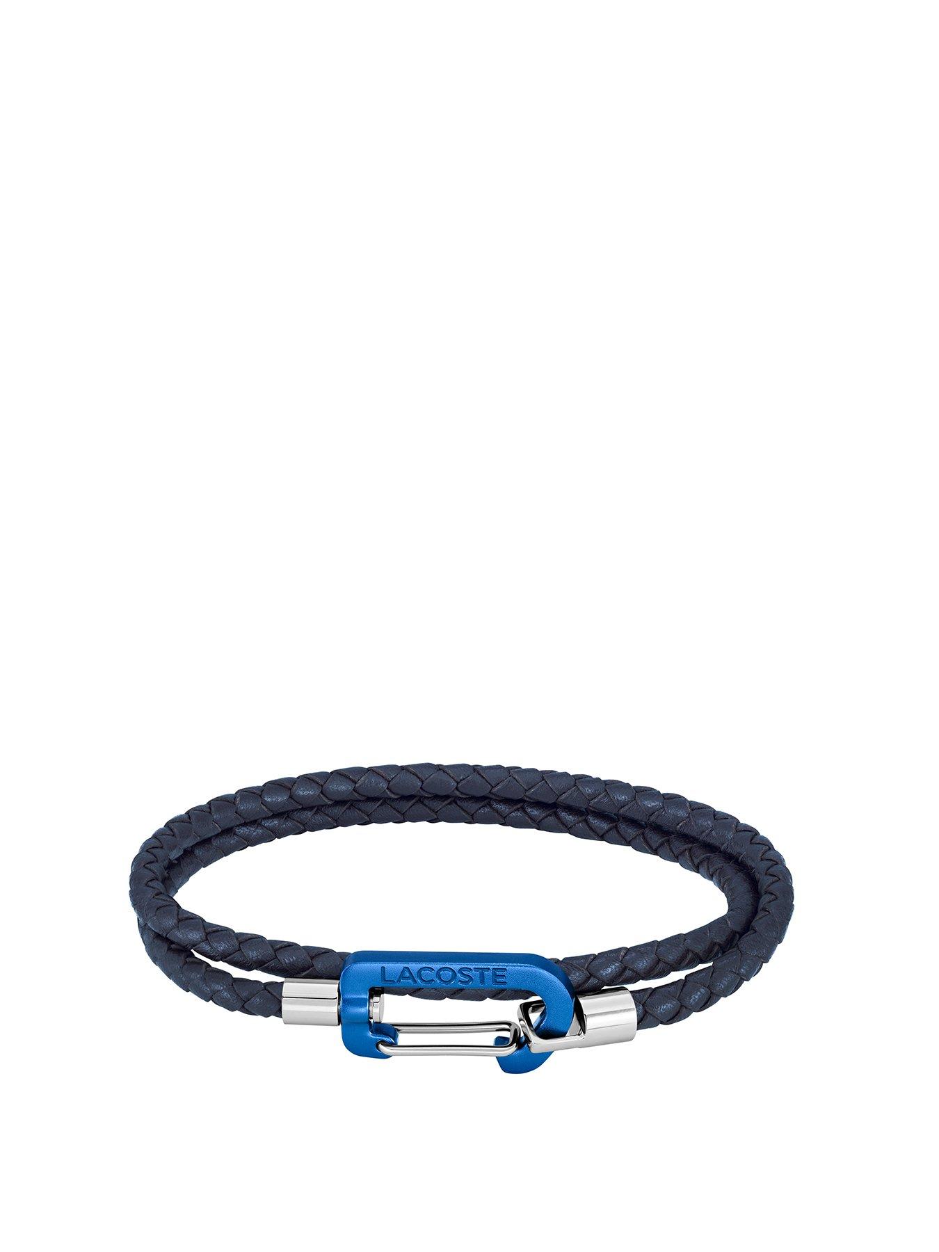  image of lacoste-matt-mens-bracelet-blue