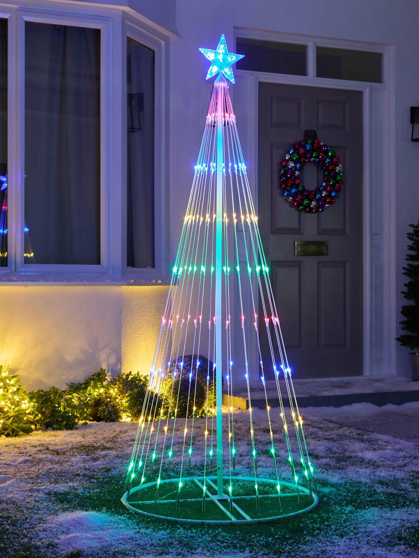 undefined 5.5ft Waterfall Led Indoor/outdoor Christmas Tree Light