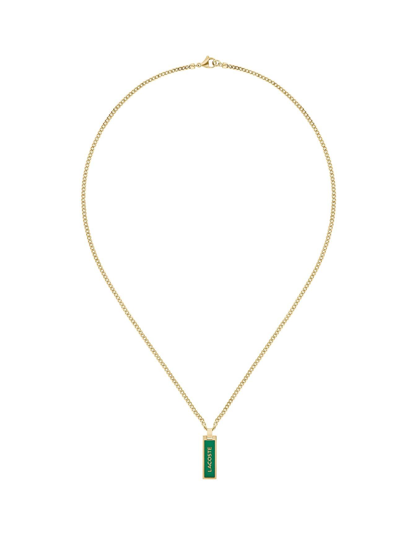  image of lacoste-fence-mens-necklace