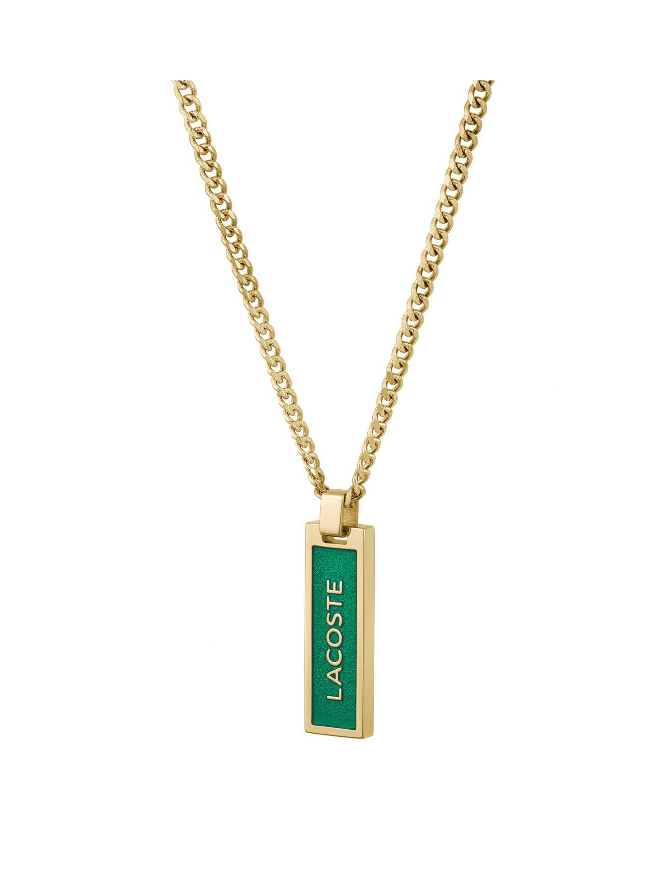  image of lacoste-fence-mens-necklace