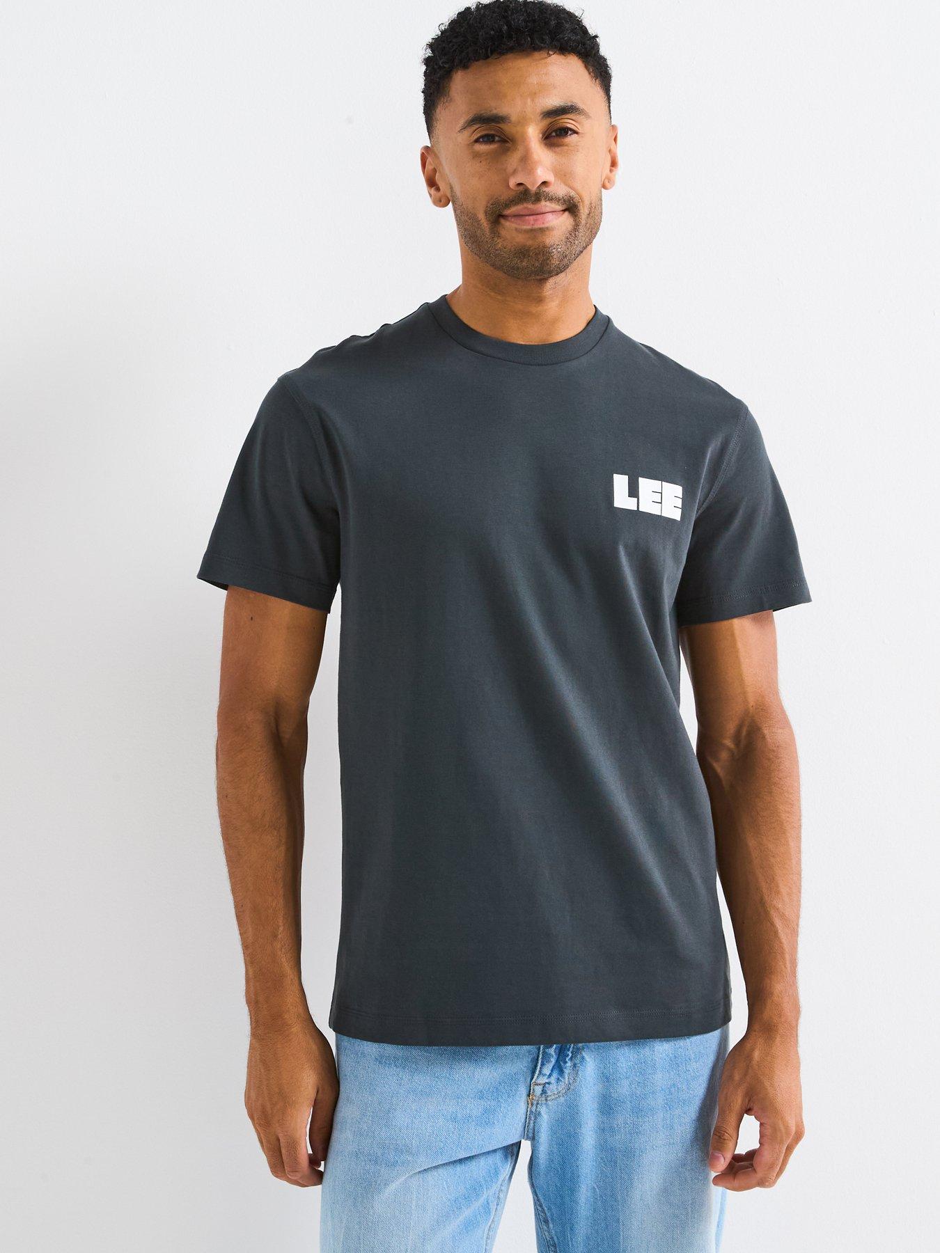 Lee Short Relaxed Graphic T-Shirt - Black