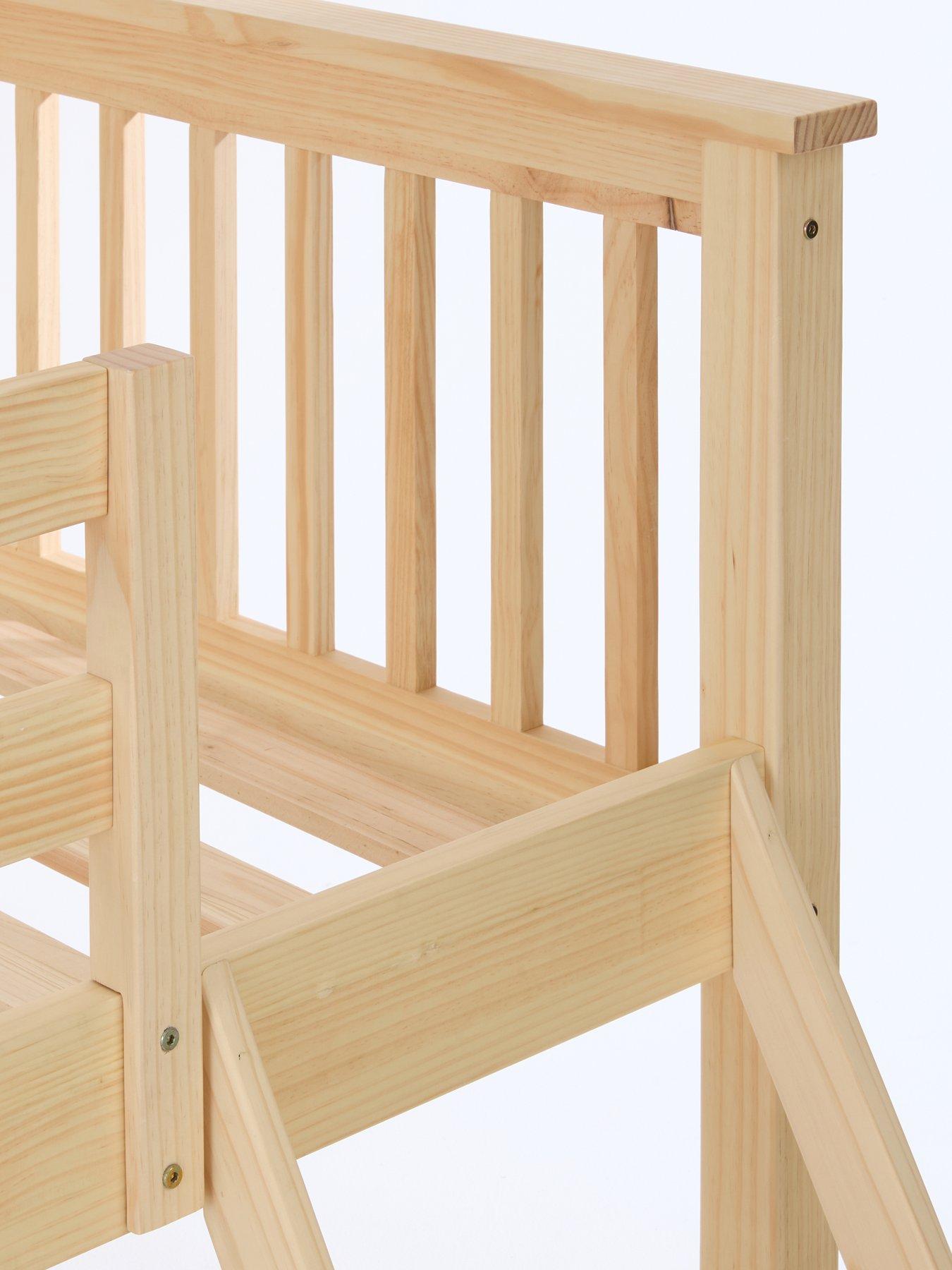 Image 6 of 7 of Very Home Novara Mid Sleeper Bed&nbsp;With Slide -&nbsp;with&nbsp;Mattress Options (Buy &amp; SAVE!)&nbsp;