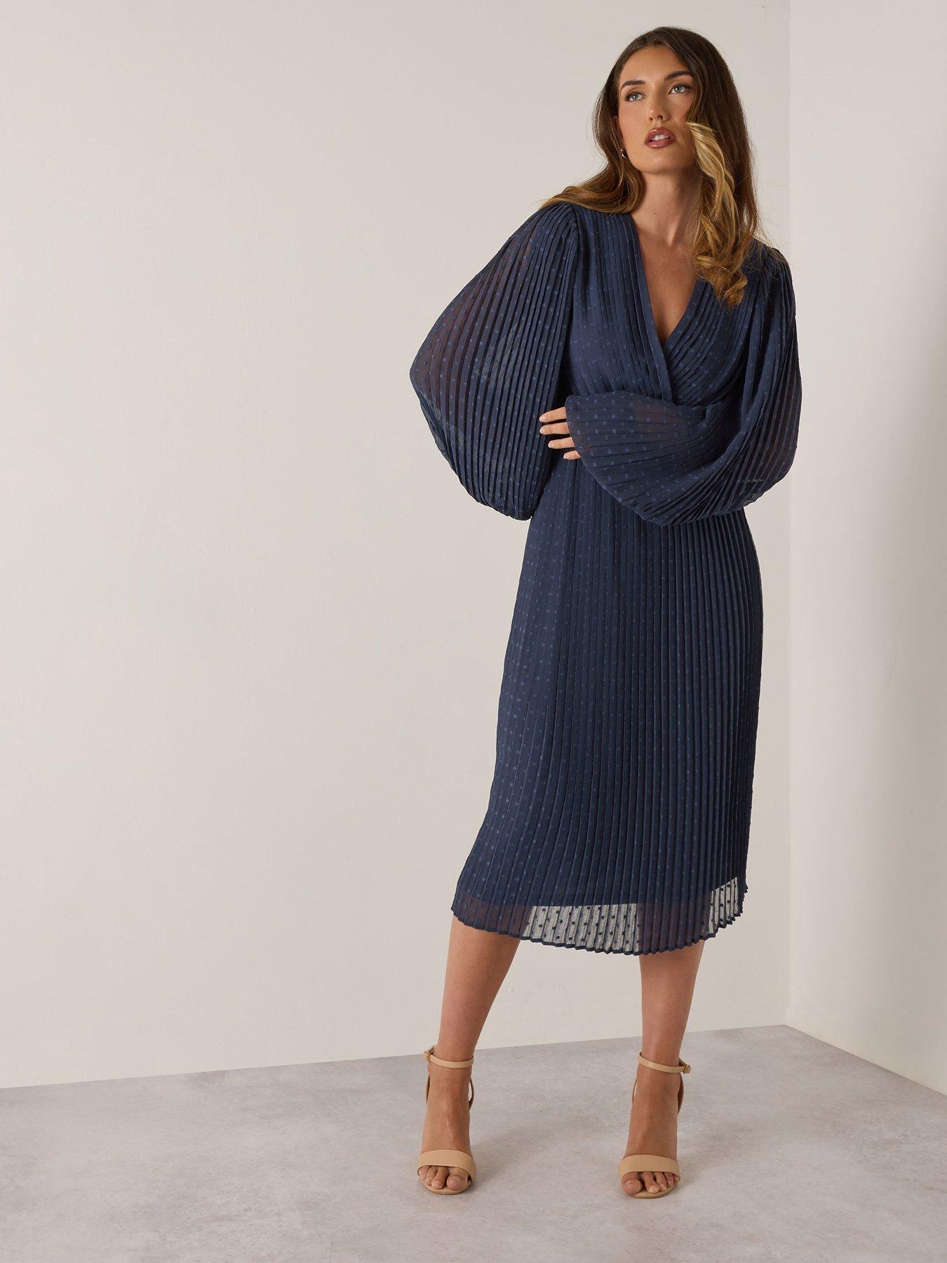 long-tall-sally-tall-dobby-chiffon-pleat-dress