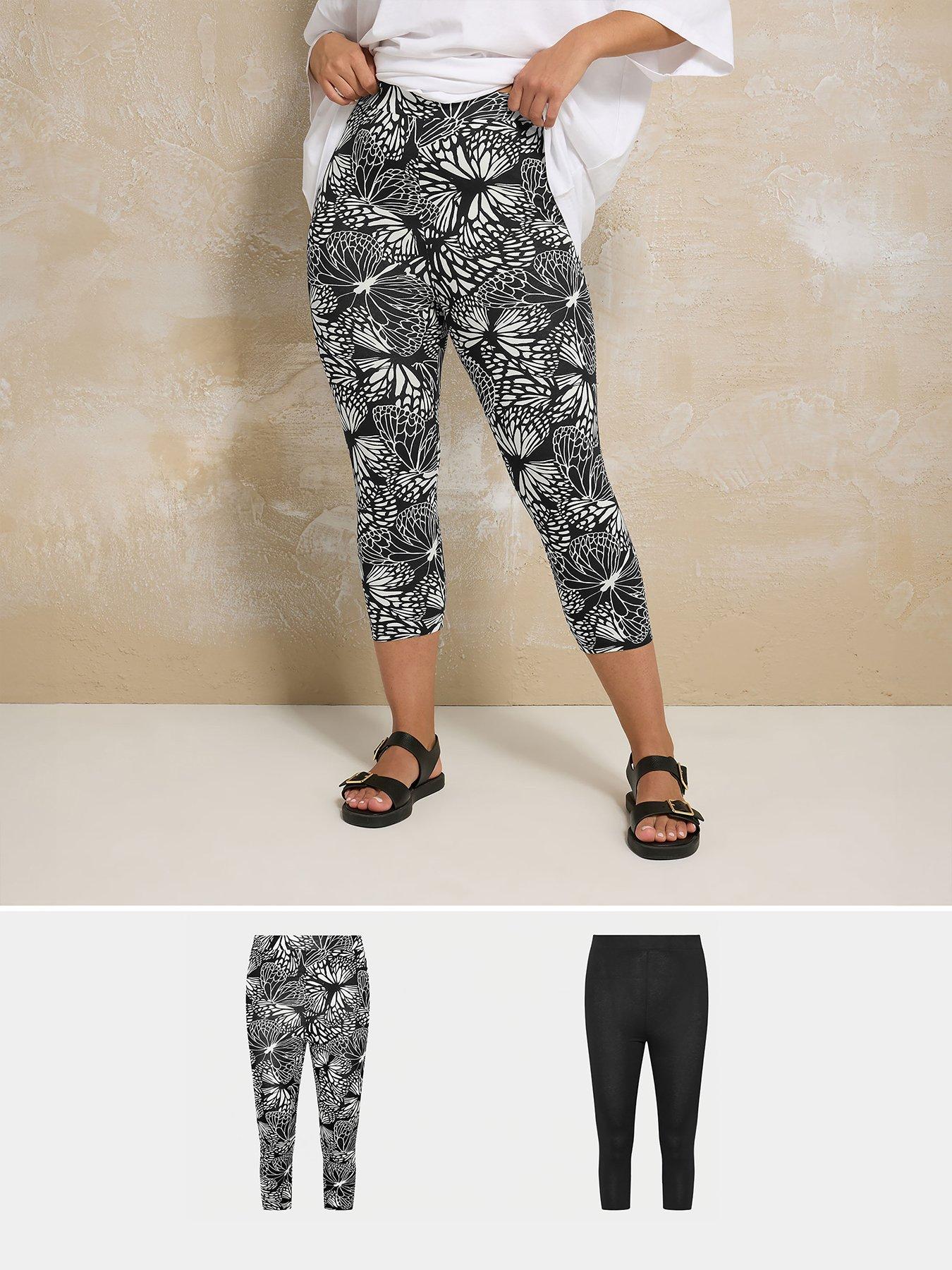 undefined Curve Crop 2 Pack Legging - Black