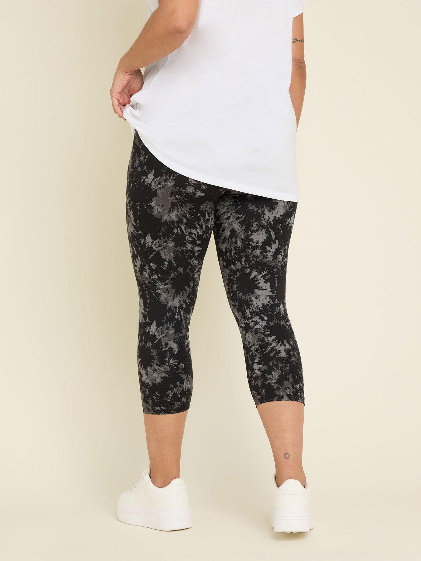  image of yours-curve-crop-2-pack-legging-grey