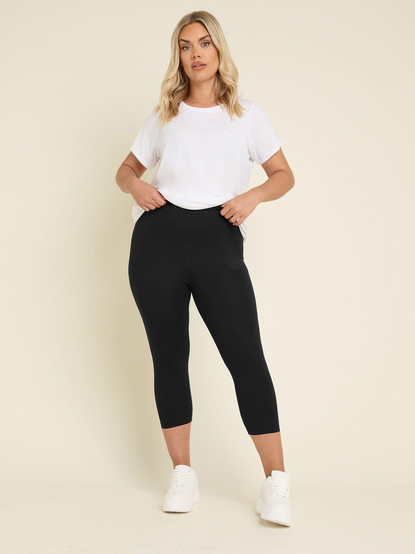 image of yours-curve-crop-2-pack-legging-grey