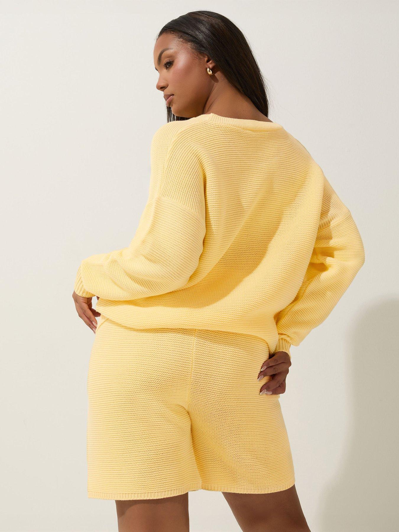  image of yours-curve-buttermilk-knit-jumper-yellow