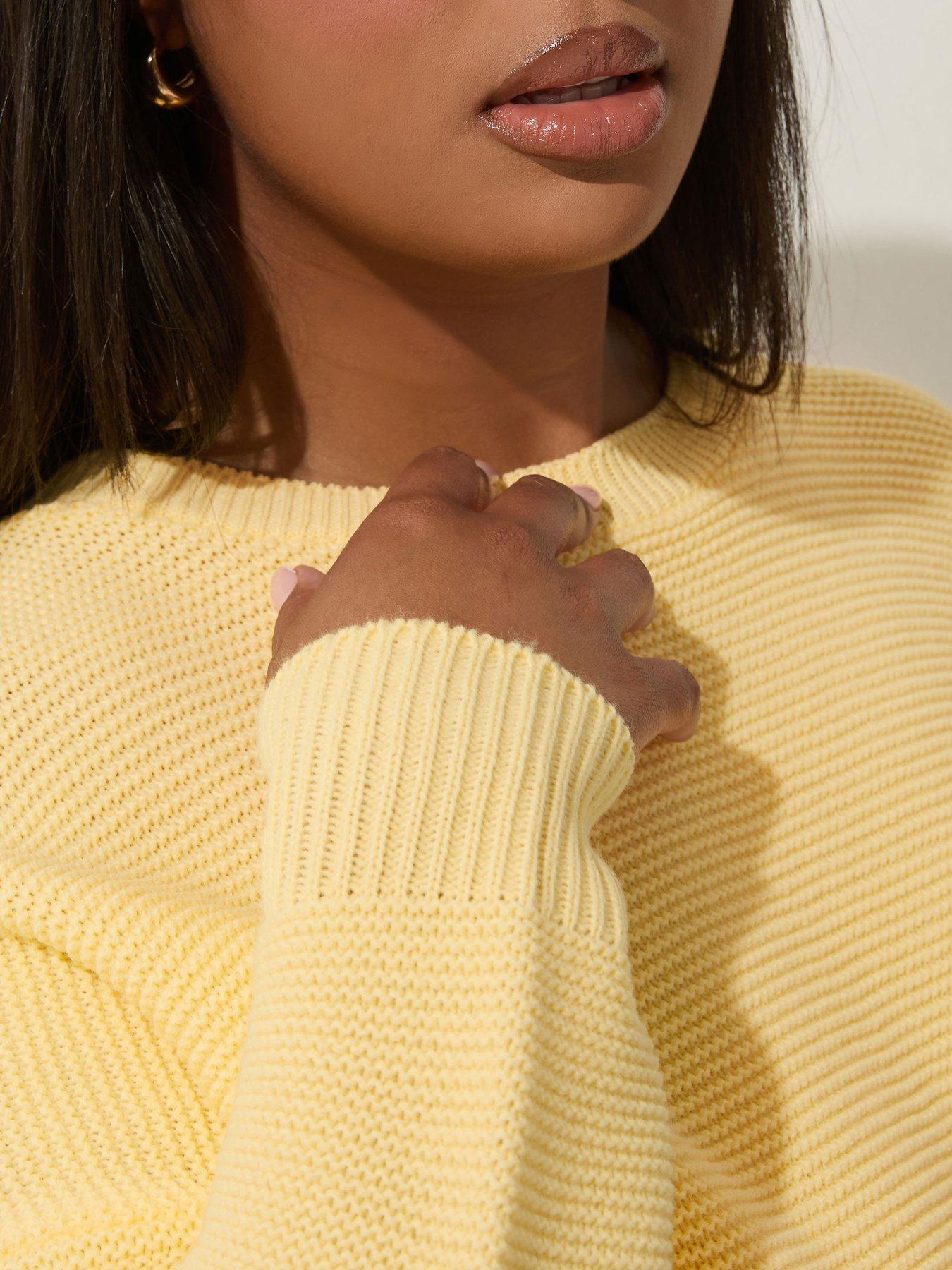  image of yours-curve-buttermilk-knit-jumper-yellow