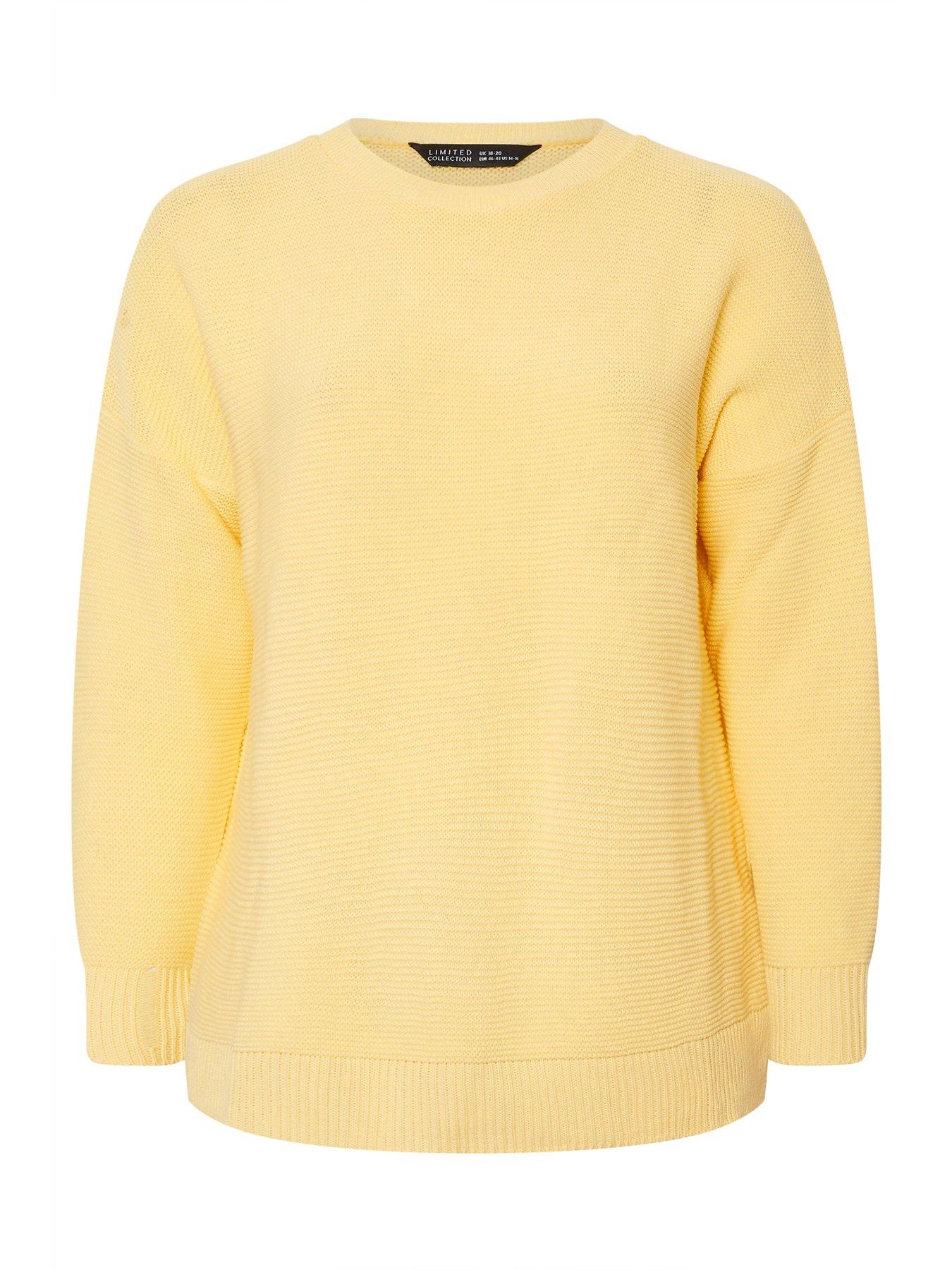 image of yours-curve-buttermilk-knit-jumper-yellow