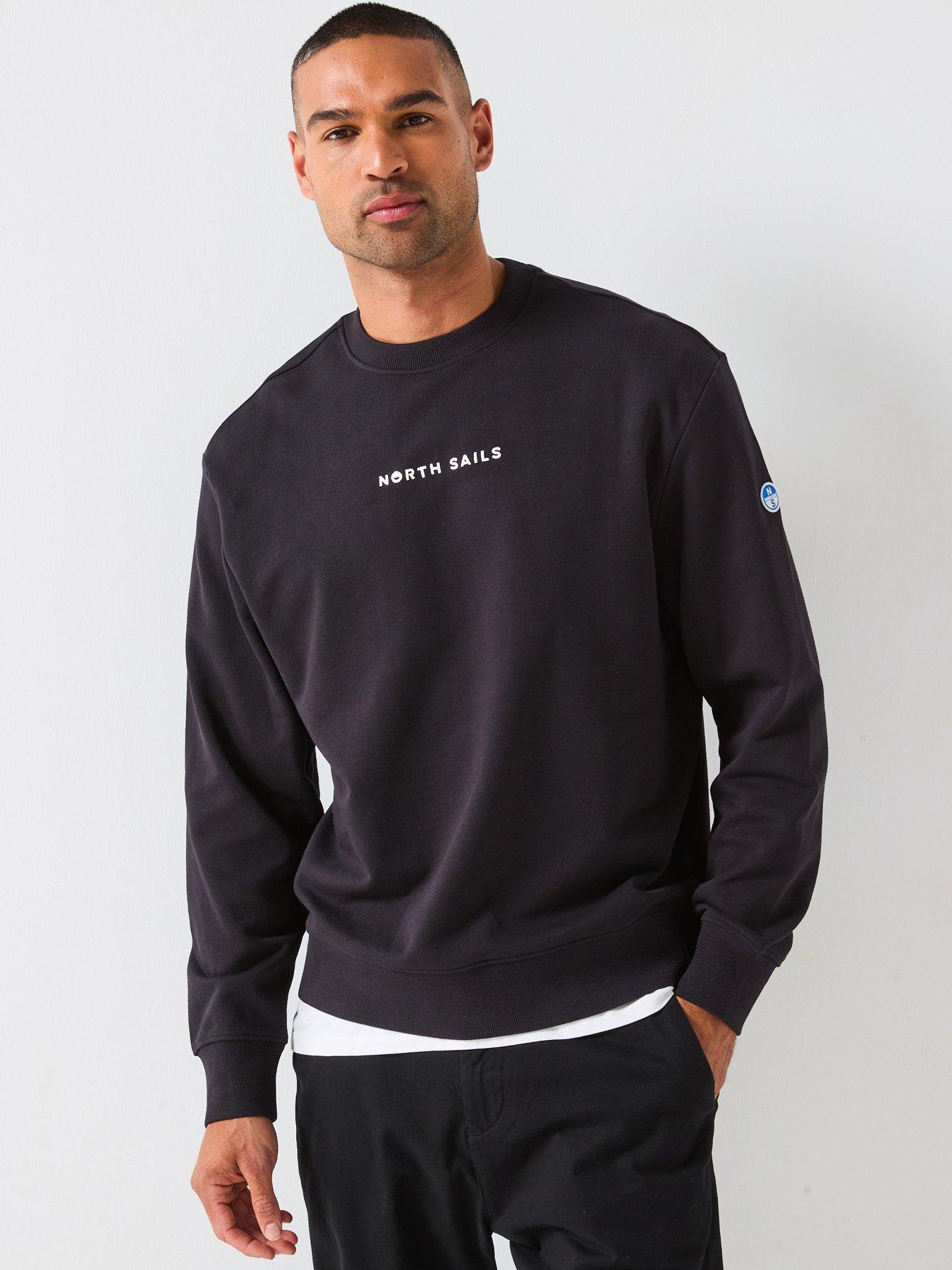 undefined Centre Logo Crew Sweat - Black