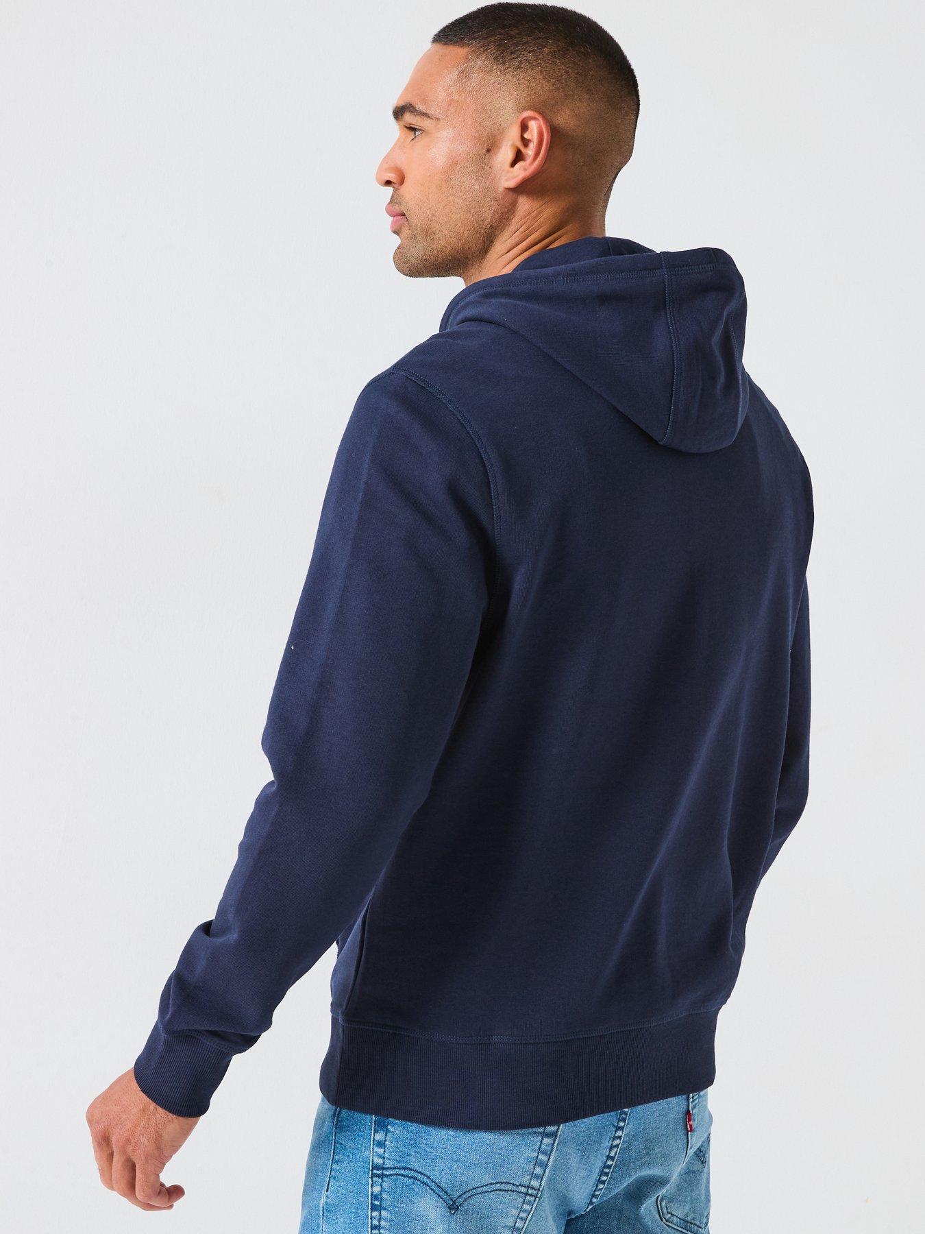 Image 2 of 6 of North Sails Small Logo Overhead Hoodie - Navy