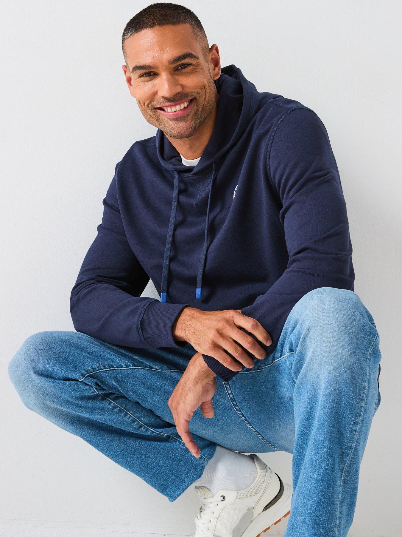 Image 4 of 6 of North Sails Small Logo Overhead Hoodie - Navy