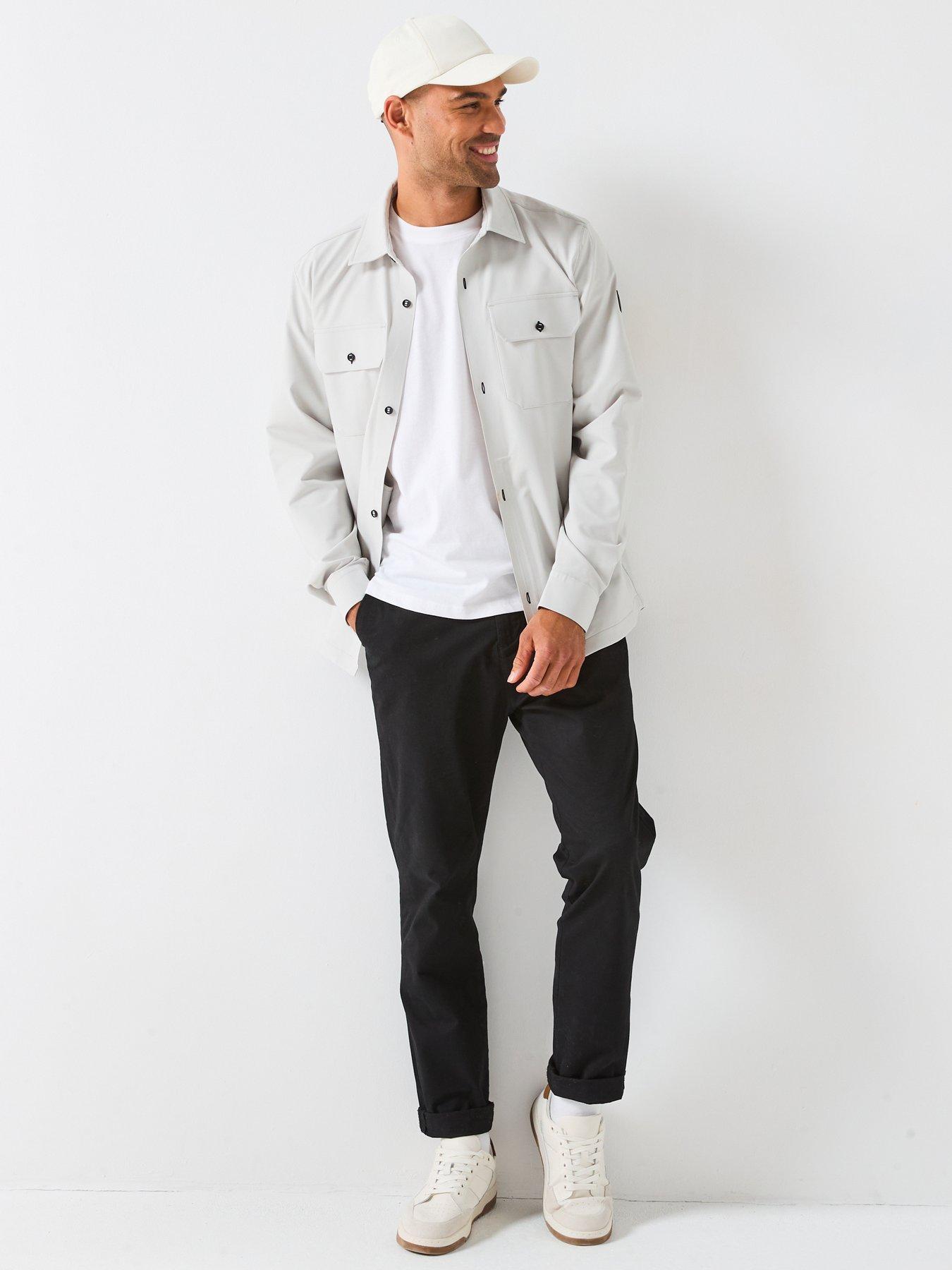 Image 3 of 6 of North Sails Long Sleeve Regular Fit Shirt With Chest Pockets - Grey