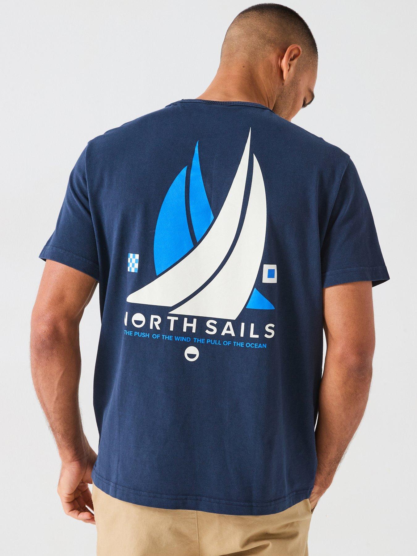 North Sails Small Logo Crew Neck T-Shirt - Navy
