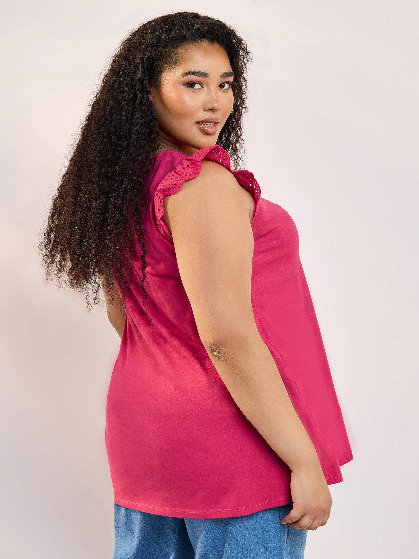  image of yours-curve-anglaise-frill-vest