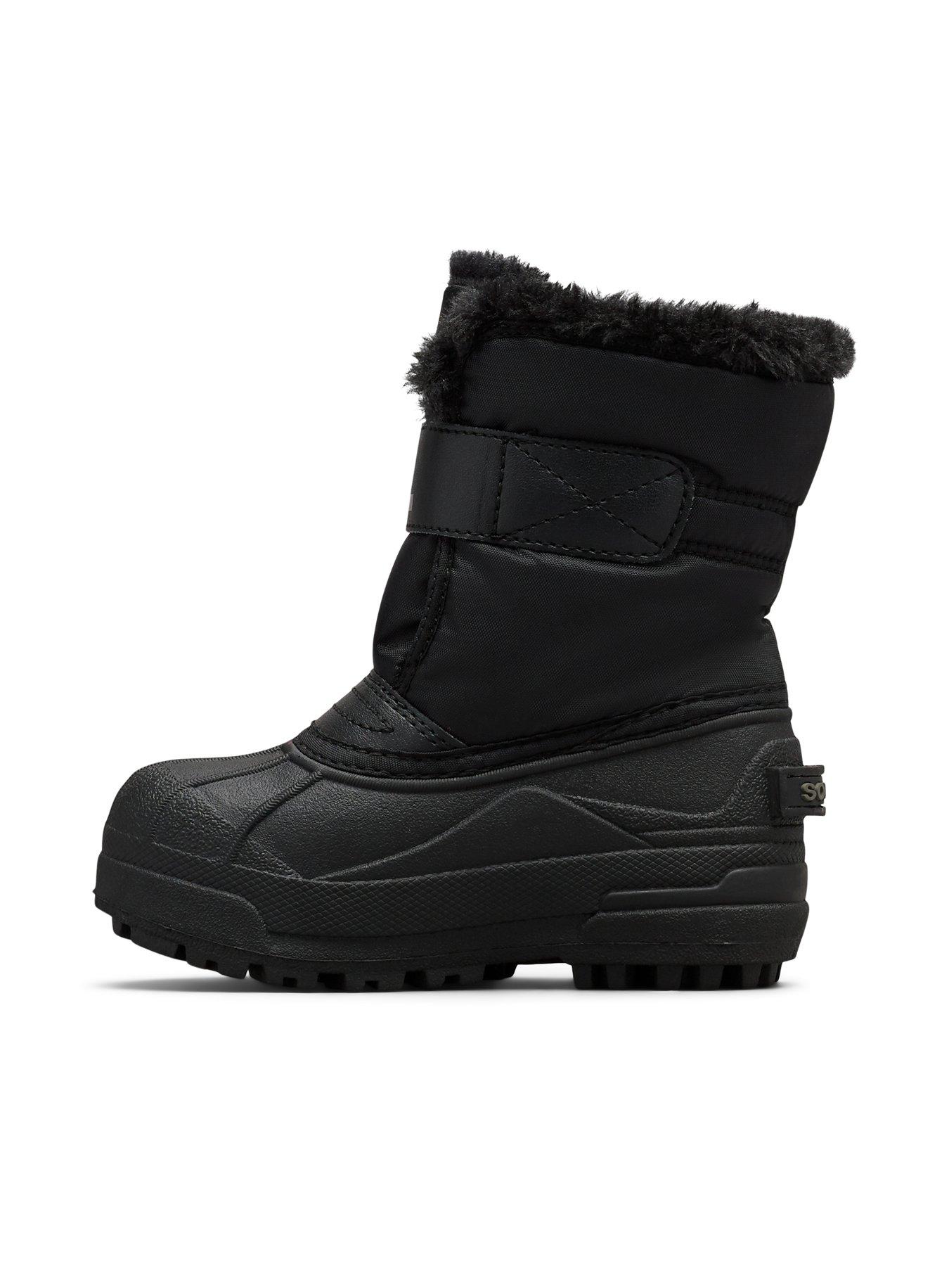 Image 6 of 6 of SOREL Kids Younger Snow Commander Boot - Black