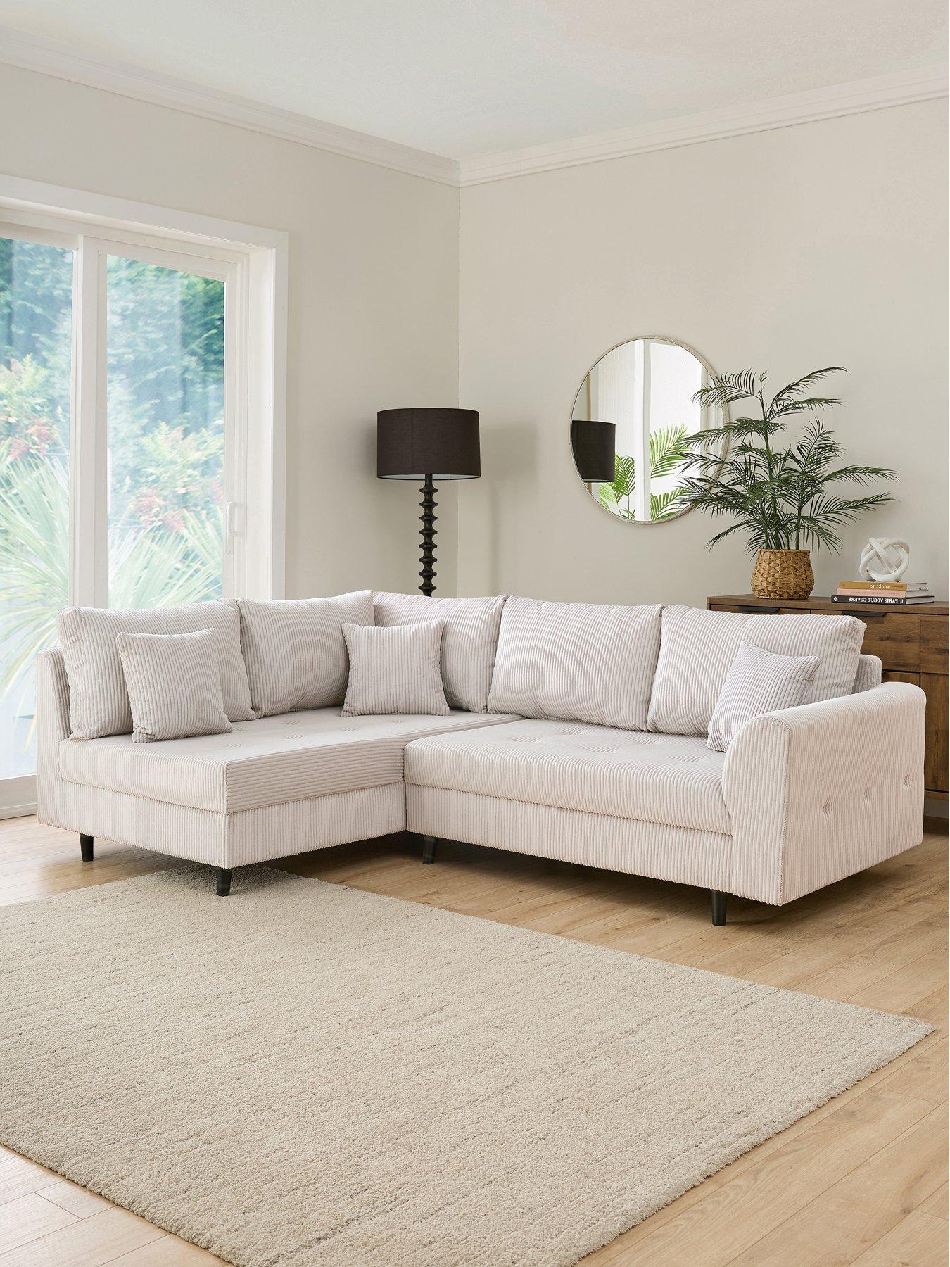 The Very Collection Rune Cord Left Hand Corner Chaise - FSC® Certified