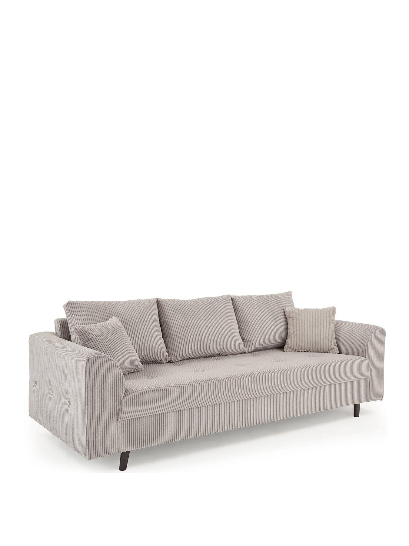 Image 3 of 7 of The Very Collection Rune Cord 3 Seater Sofa - FSC&reg; Certified