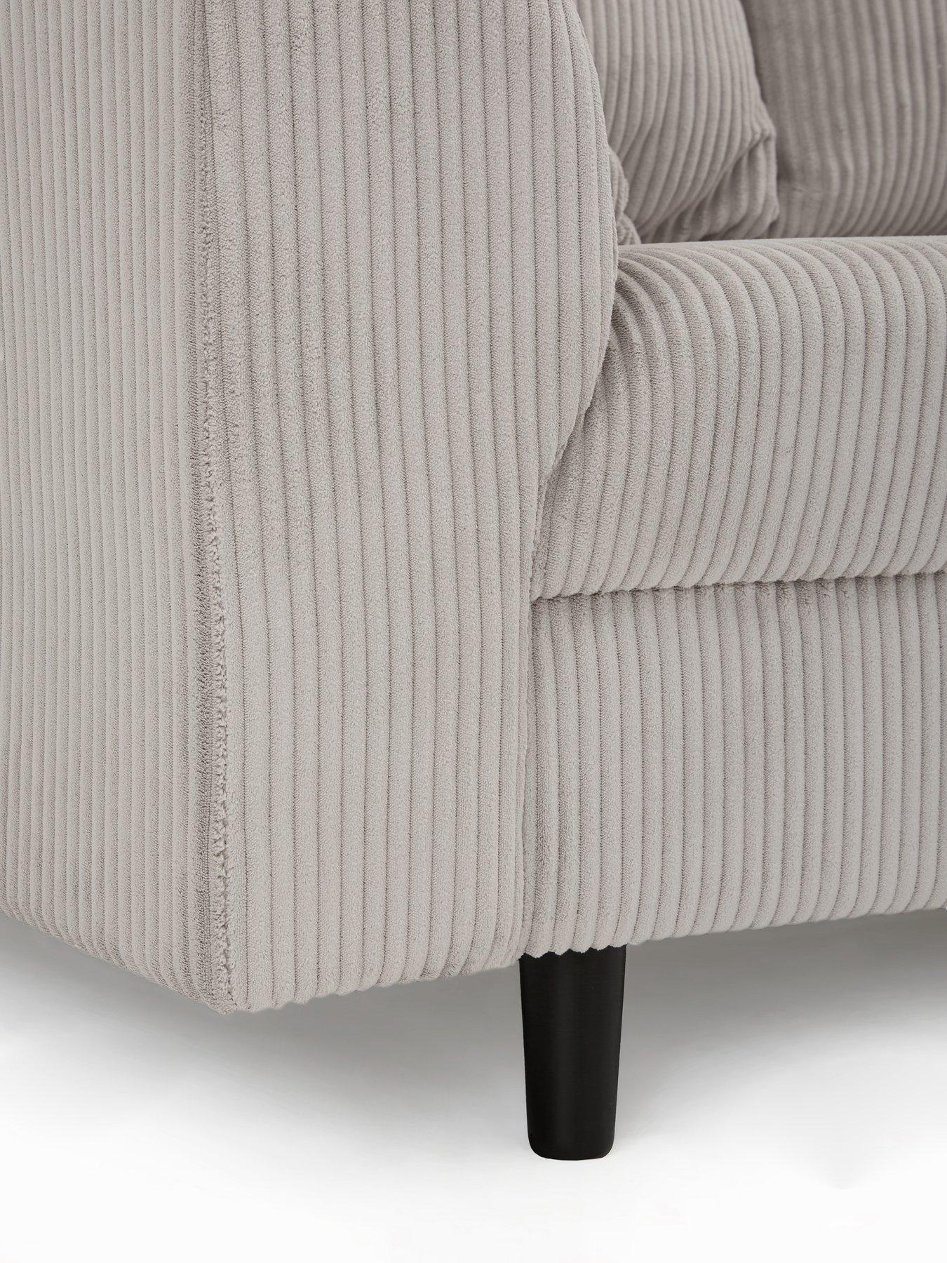 Image 4 of 7 of The Very Collection Rune Cord 3 Seater Sofa - FSC&reg; Certified
