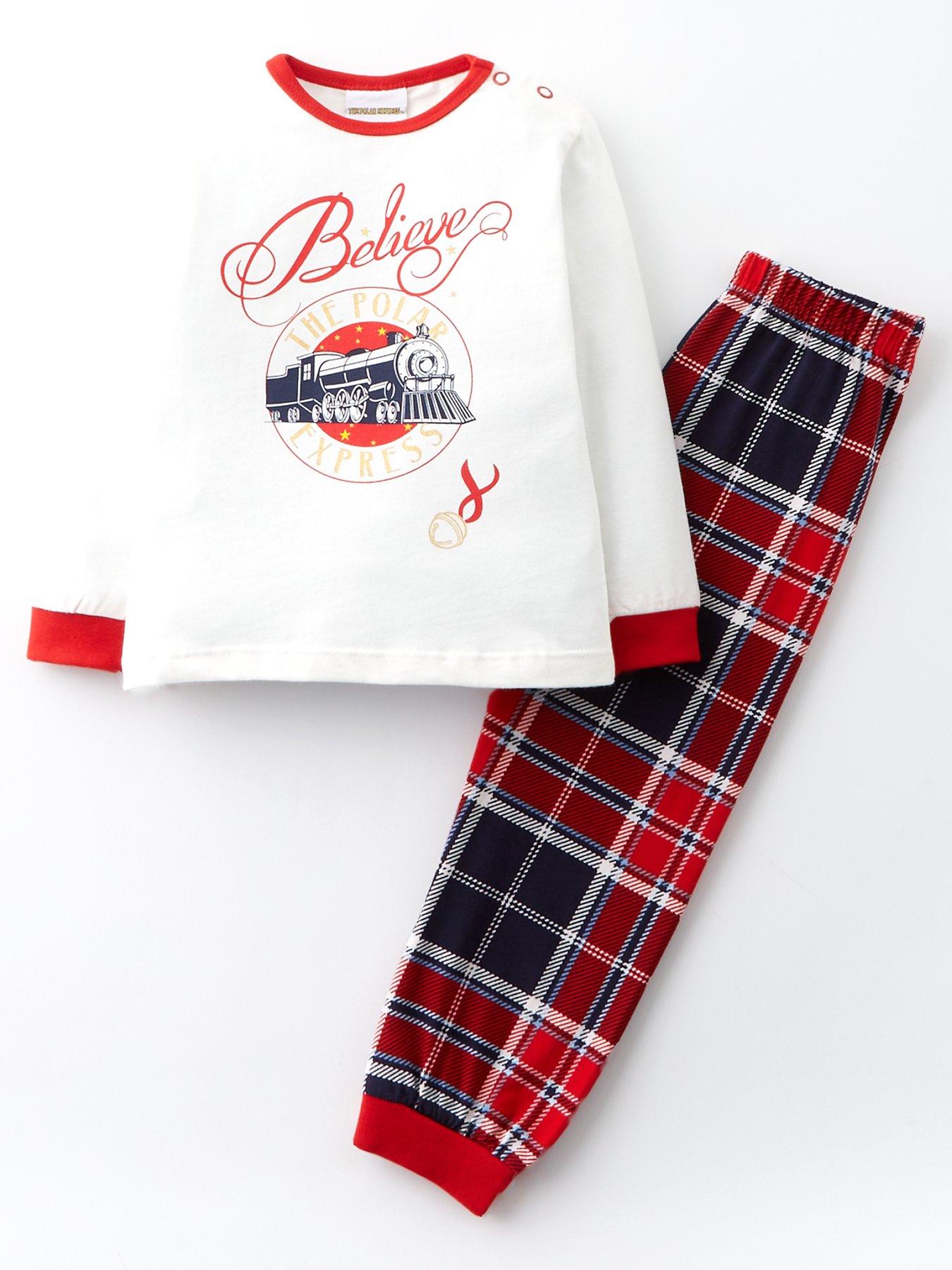 Image 2 of 5 of The Very Collection Baby Polar Express Family Christmas Pj&nbsp;- Cream