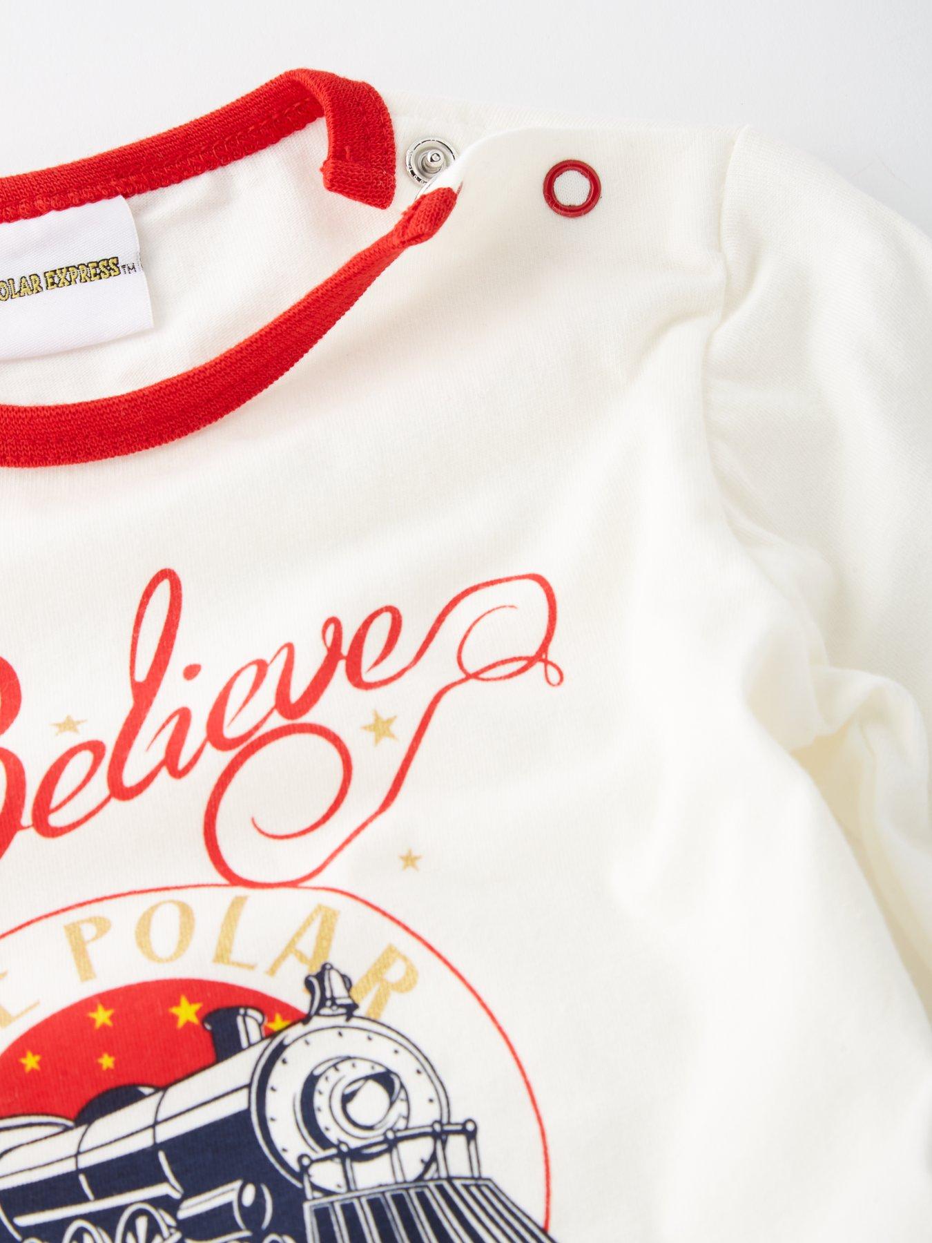 Image 4 of 5 of The Very Collection Baby Polar Express Family Christmas Pj&nbsp;- Cream