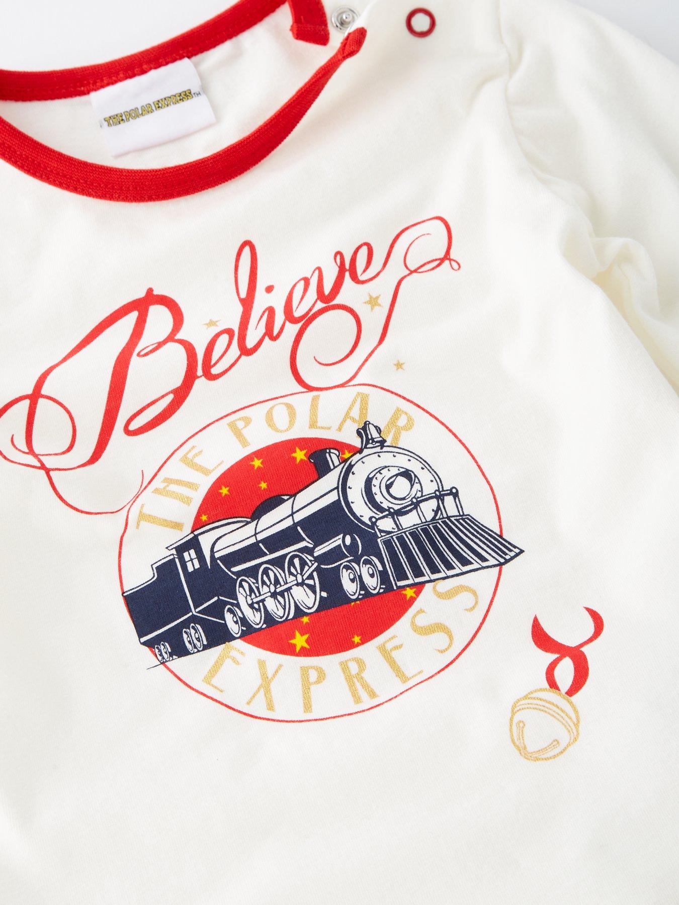 Image 5 of 5 of The Very Collection Baby Polar Express Family Christmas Pj&nbsp;- Cream