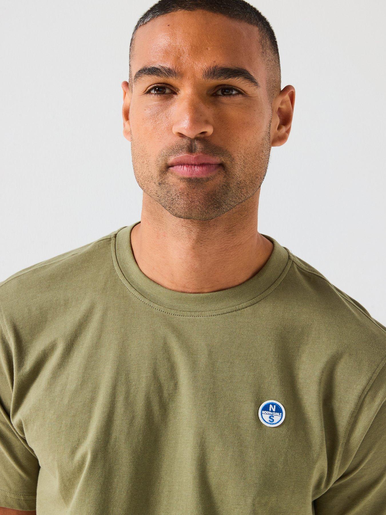 Image 6 of 6 of North Sails Basic Crew Neck T-Shirt - Dark Green