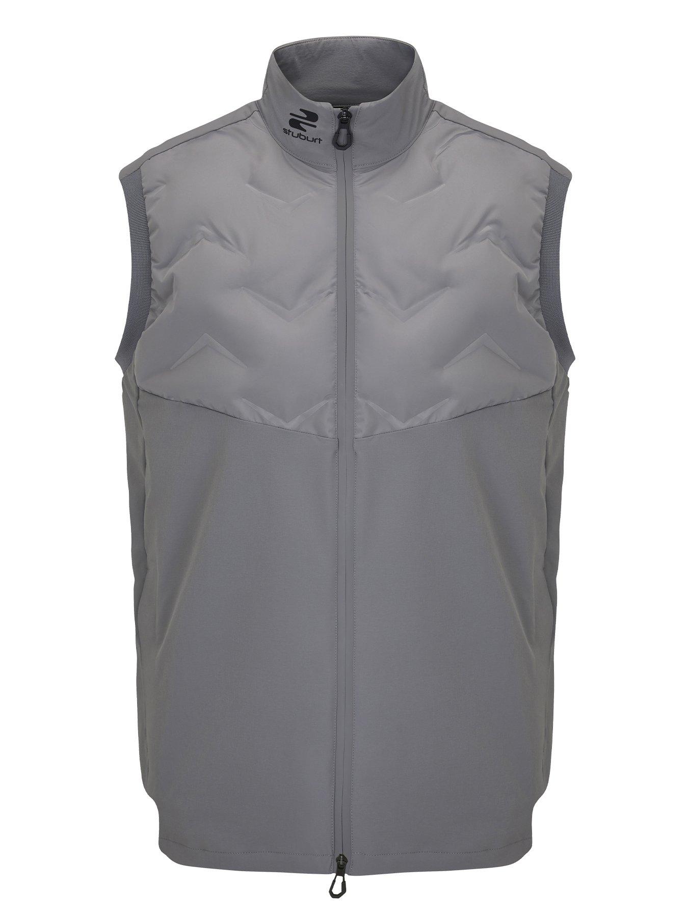 undefined Mens Golf Dunlin Padded Gilet - Grey