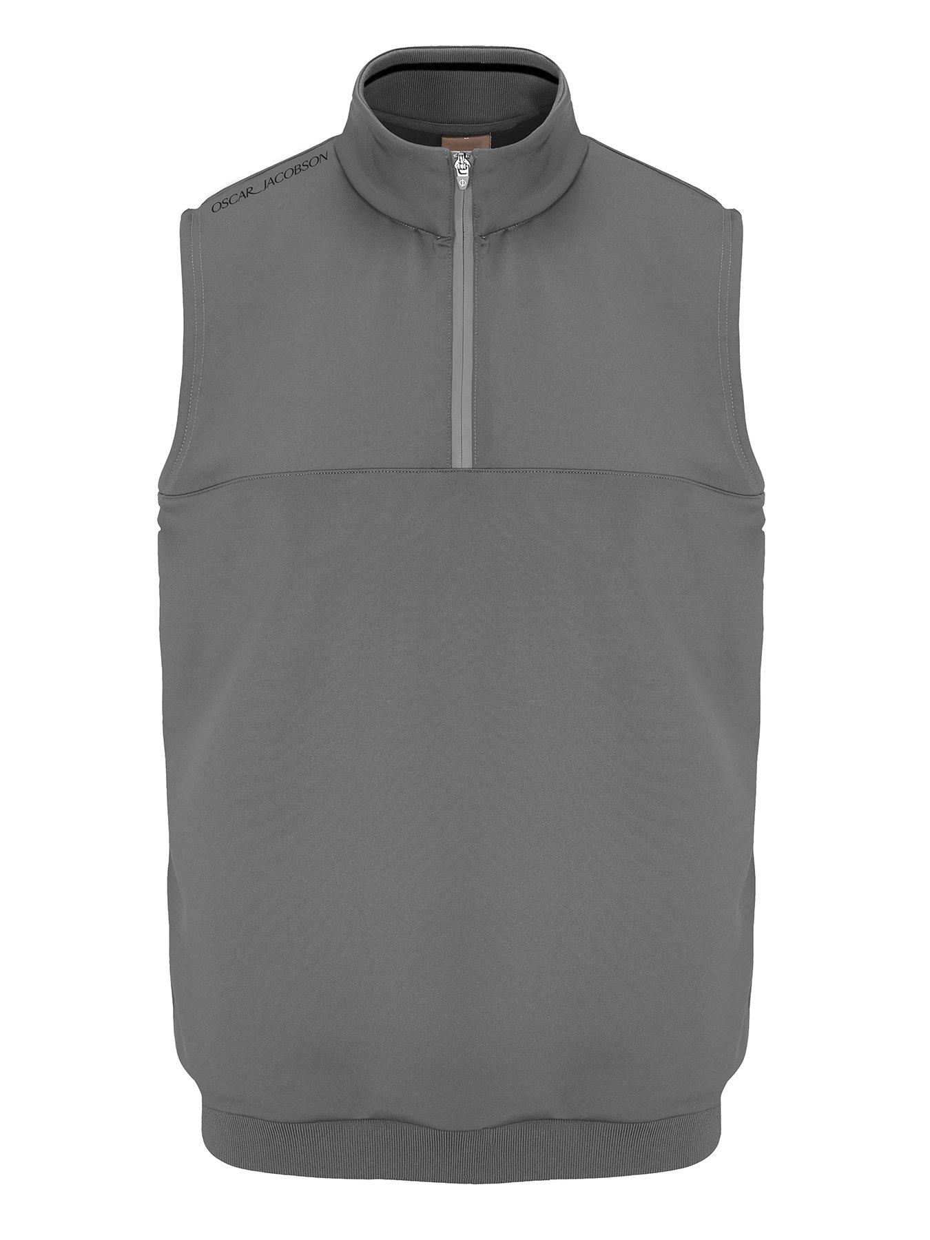 undefined Mens Golf Westland Sleeveless Mid Layer - Grey
