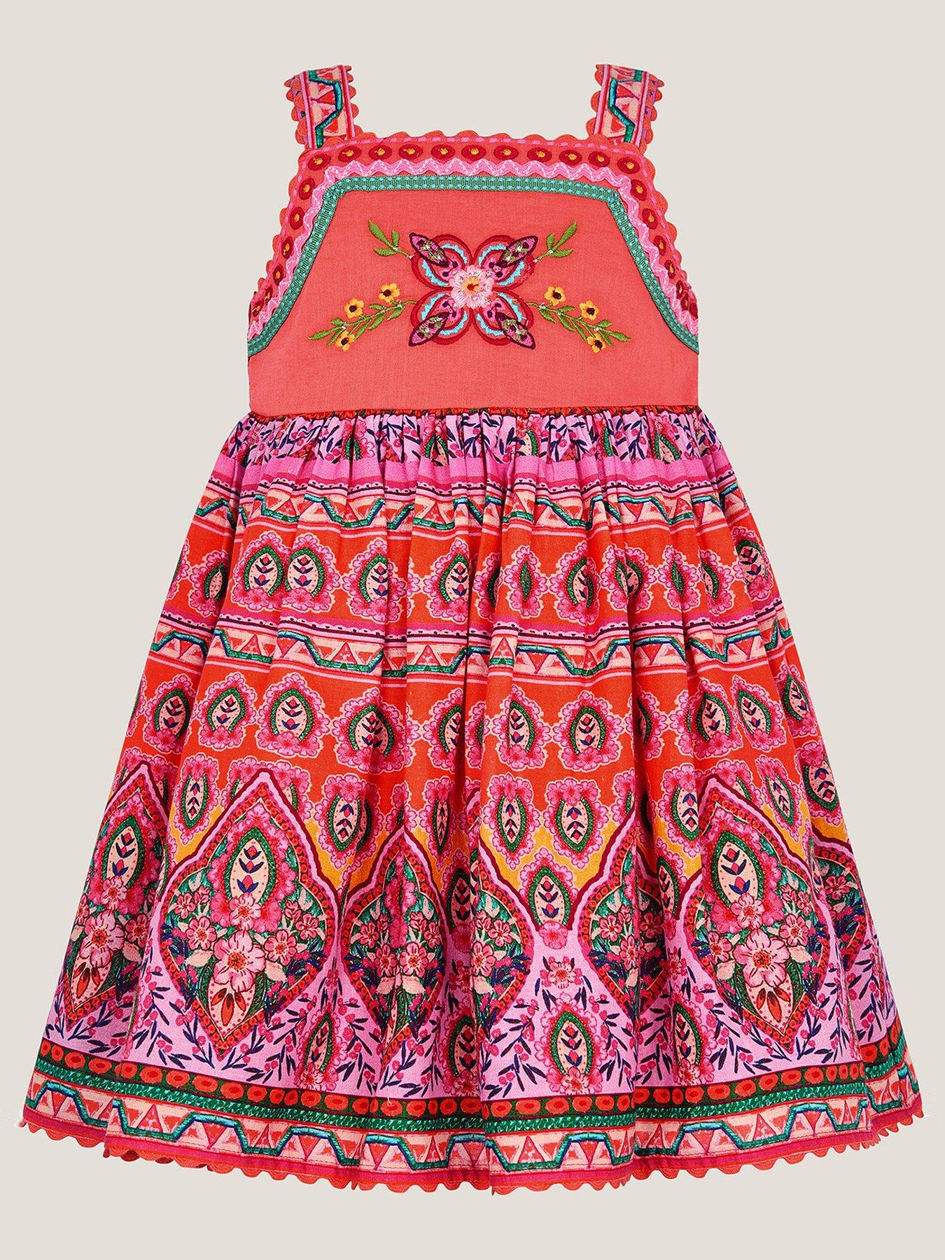 monsoon-baby-girls-hertiage-print-mini-dress-orange