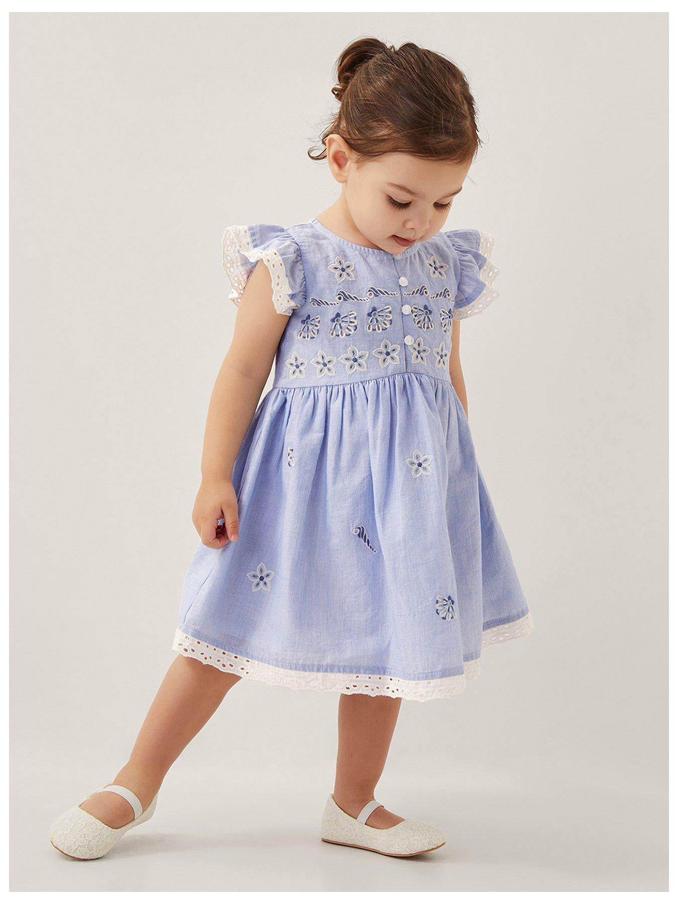monsoon-baby-girls-seashell-embroidered-ticking-dresses-blue