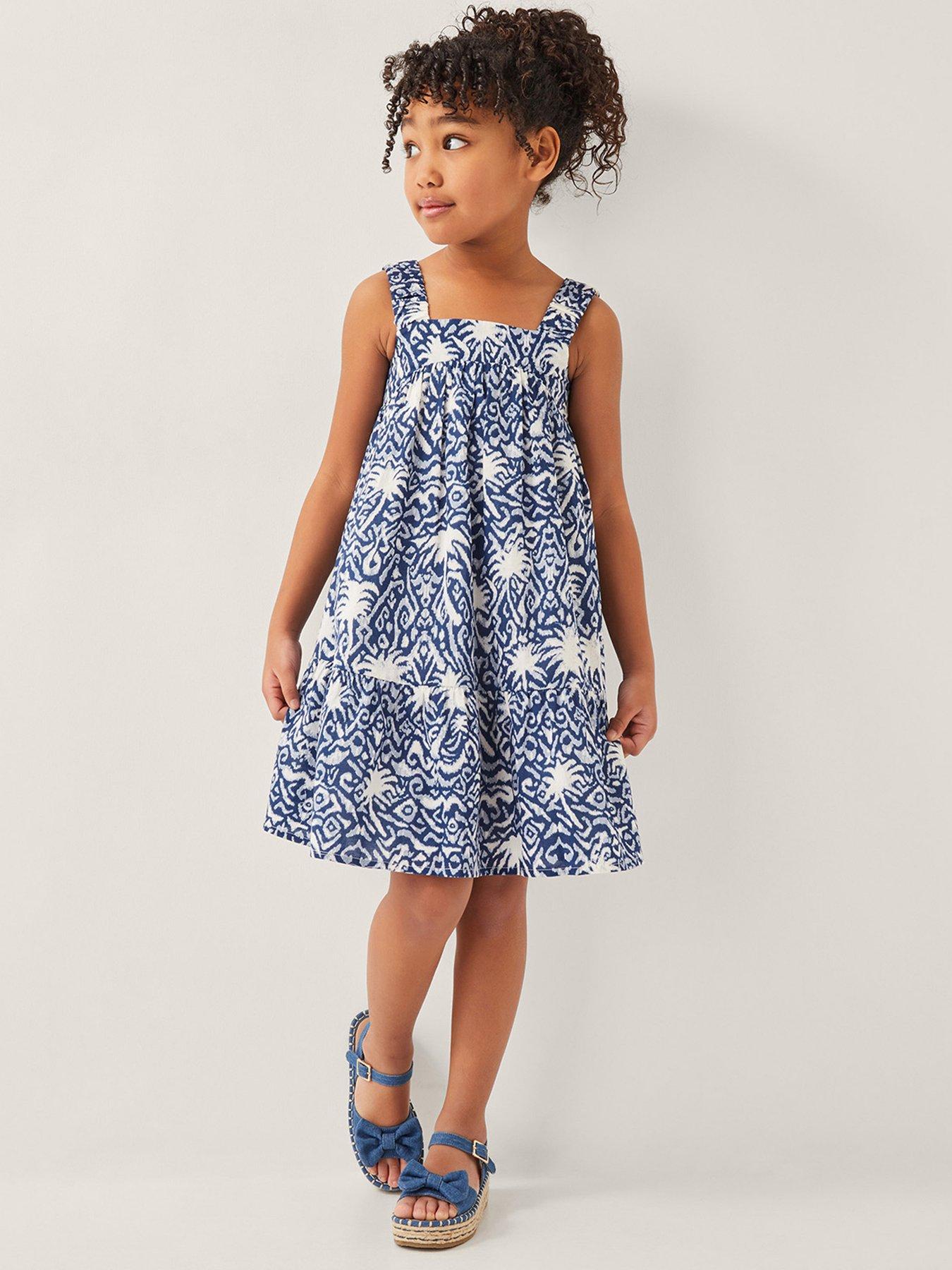 monsoon-girls-palm-print-ikat-dress-blue