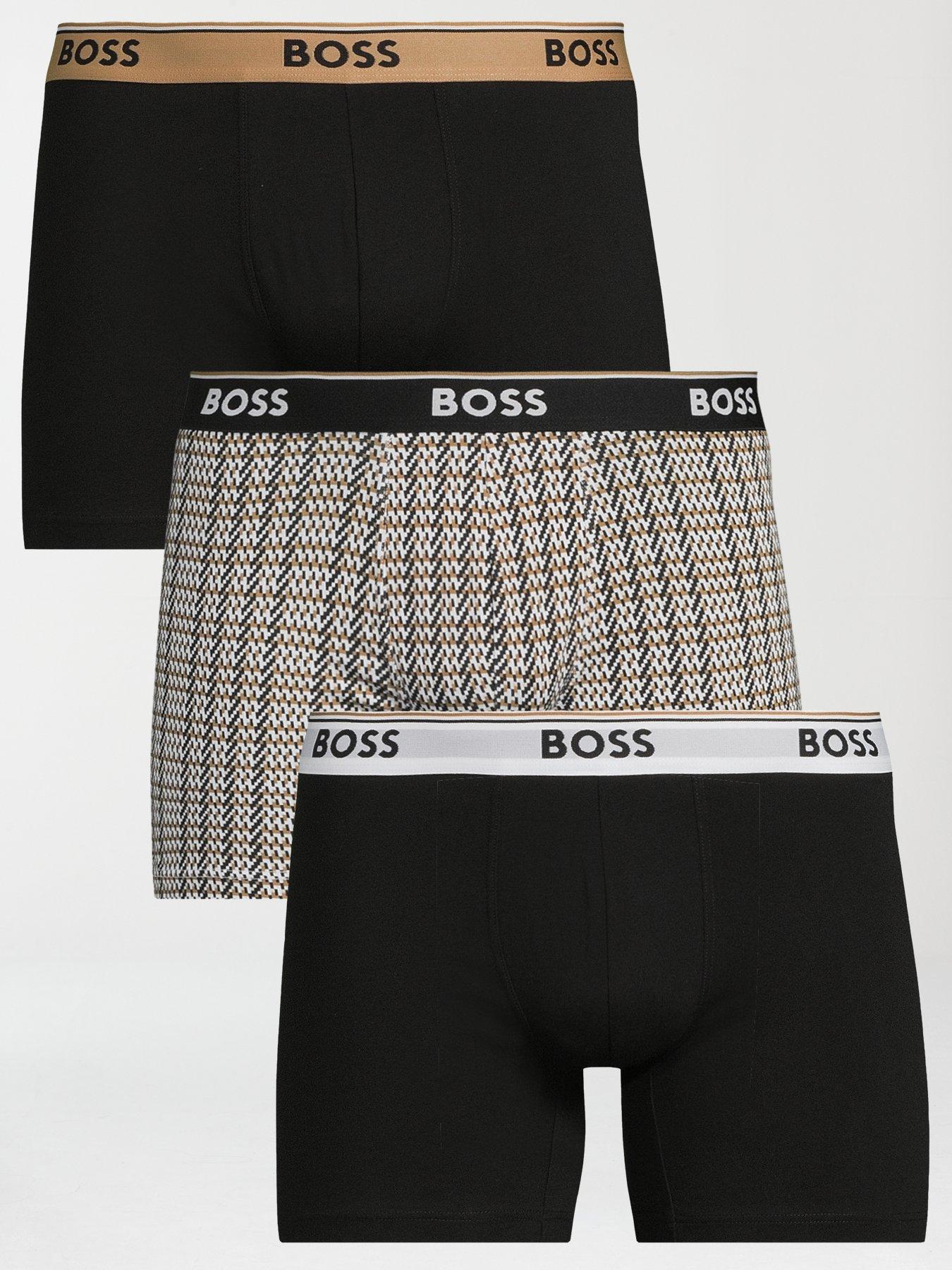 Image 1 of 3 of BOSS 3 Pack Power Printed Boxer Briefs - Assorted
