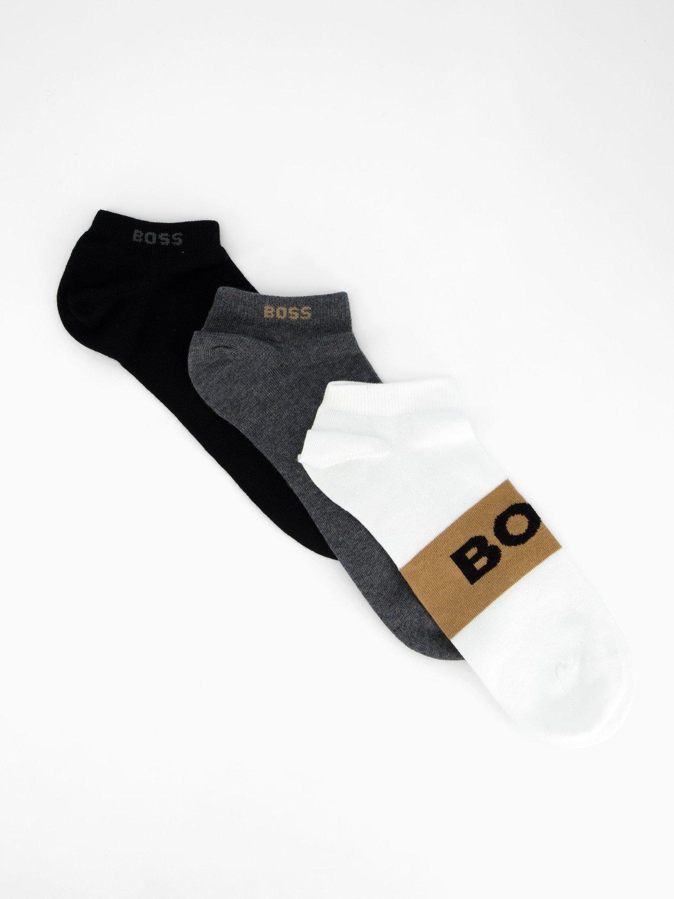 undefined 3 Pack Logo Crew Socks - Assorted