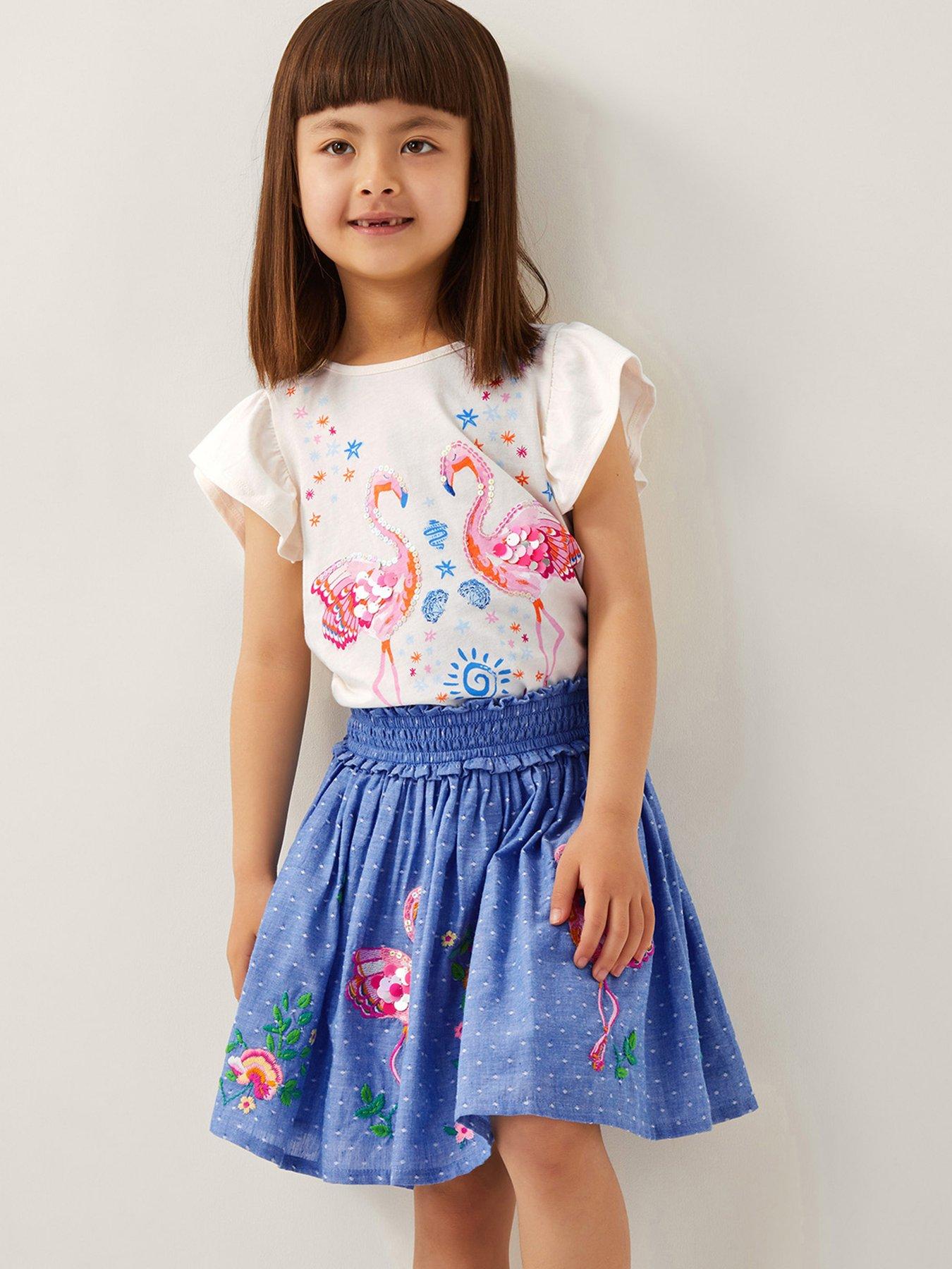 monsoon-girls-chambray-flamingo-skirt-blue