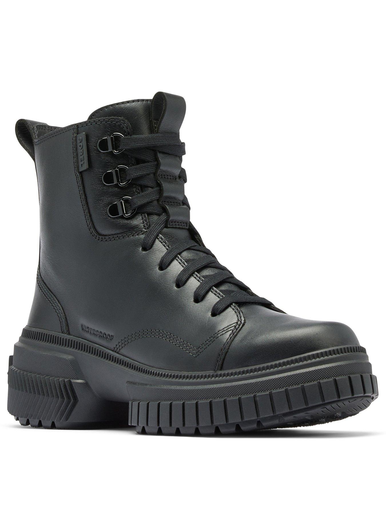 Image 2 of 7 of SOREL Womens Ona Ave Lace Boot - Black