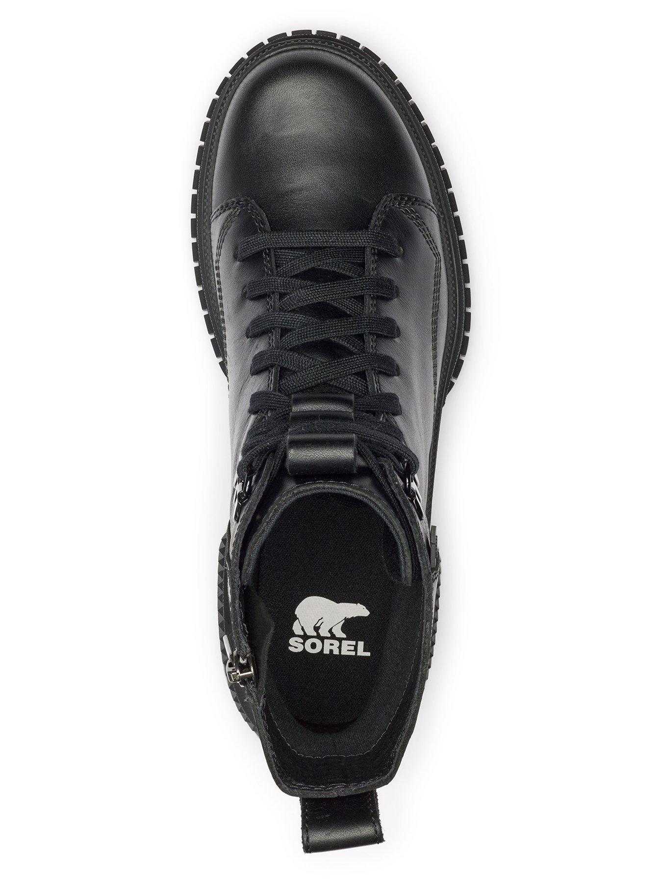 Image 4 of 7 of SOREL Womens Ona Ave Lace Boot - Black