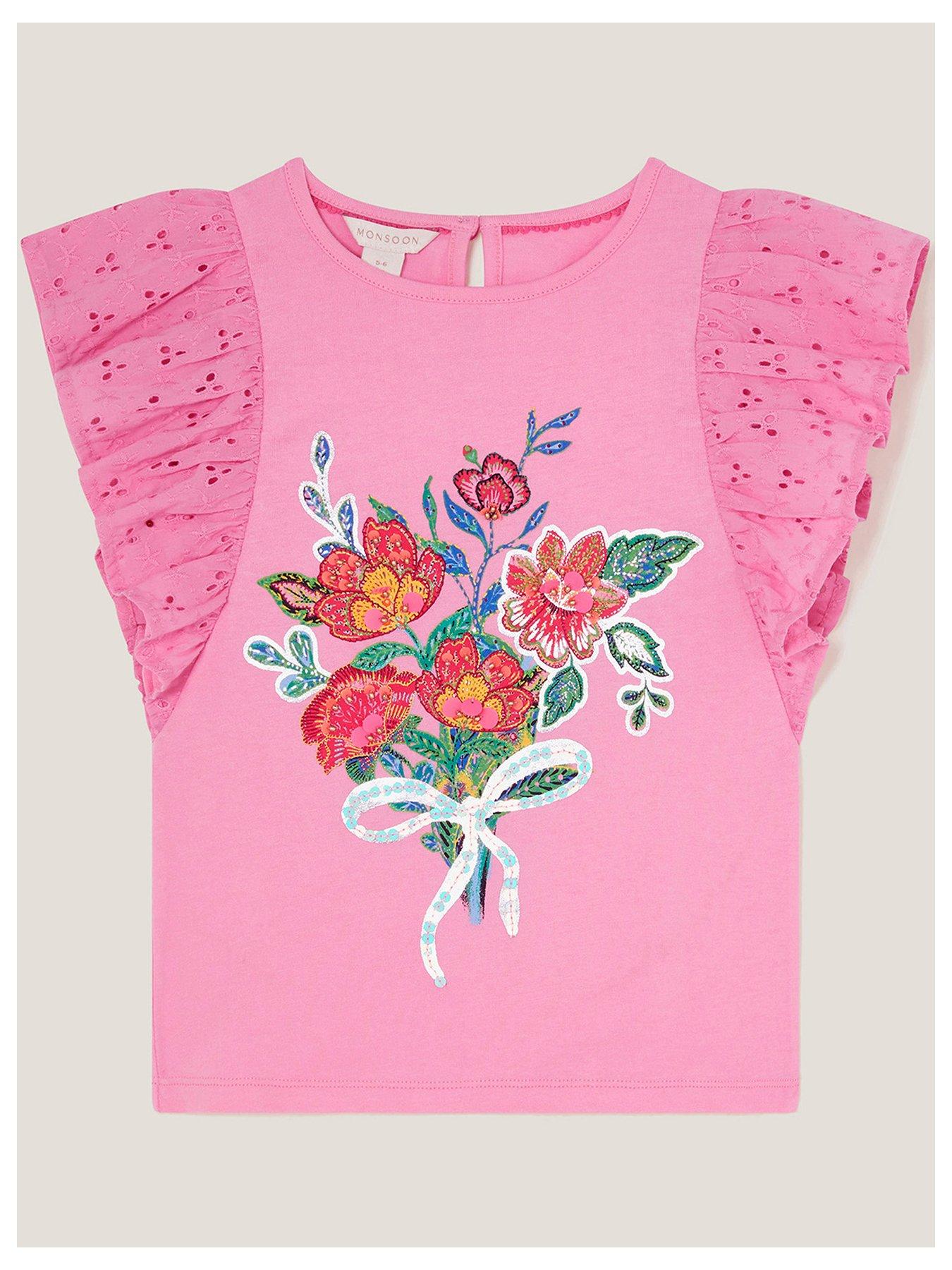 monsoon-girls-floral-bouquet-broderie-frill-top-pink