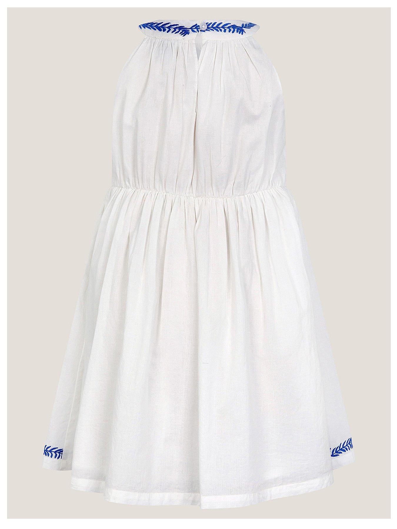  image of monsoon-girls-palm-tree-embroidered-sleeveless-dress-white