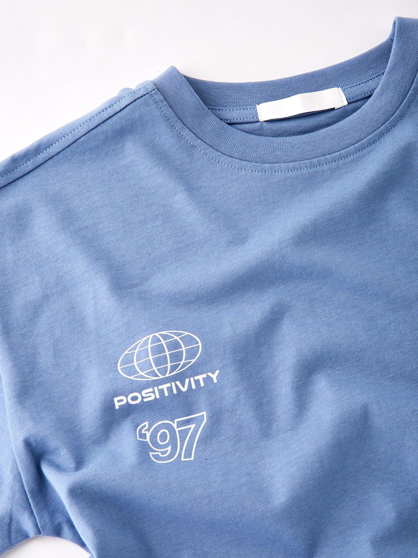  image of v-by-very-boys-short-sleeve-skate-graphic-t-shirt-blue