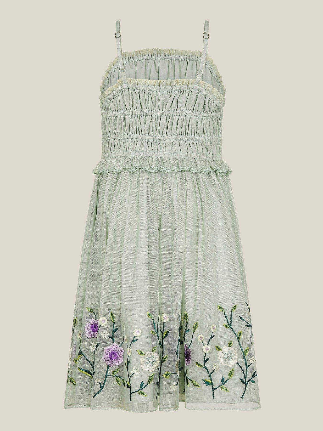  image of monsoon-girls-sloan-tulle-embroidered-hem-dress-light-green