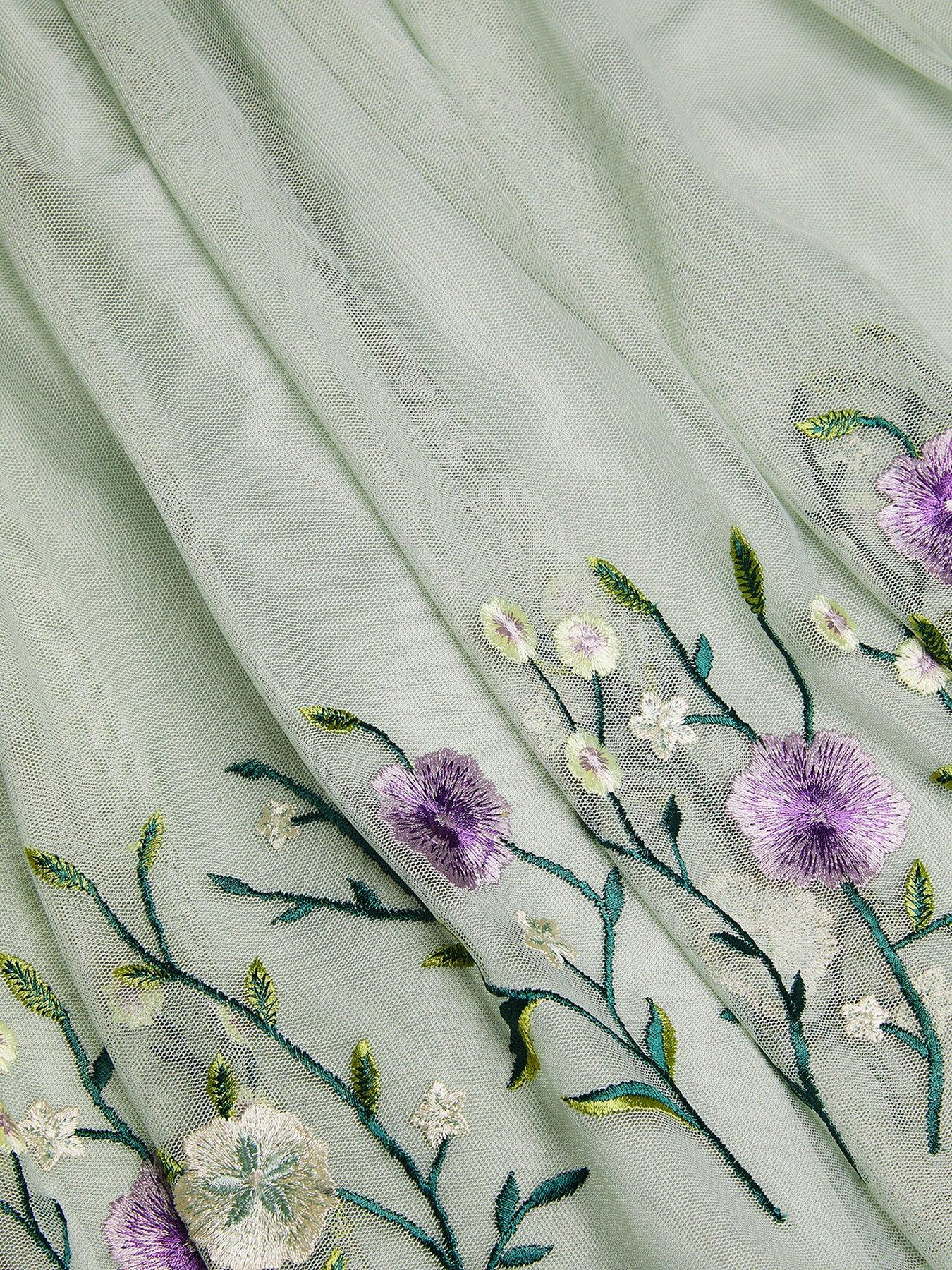  image of monsoon-girls-sloan-tulle-embroidered-hem-dress-light-green