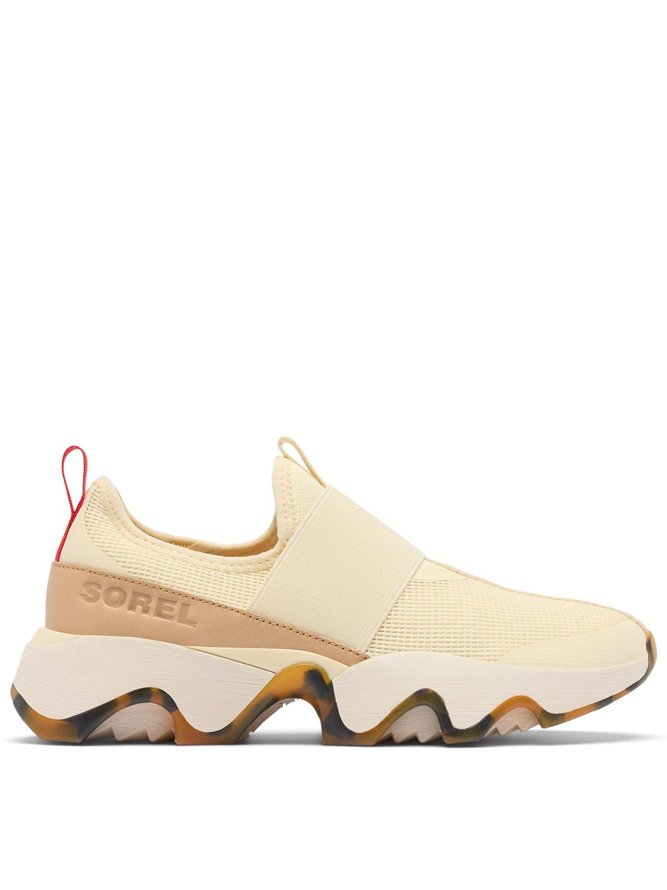undefined Womens Kinetic Impact Strap Trainers - Beige