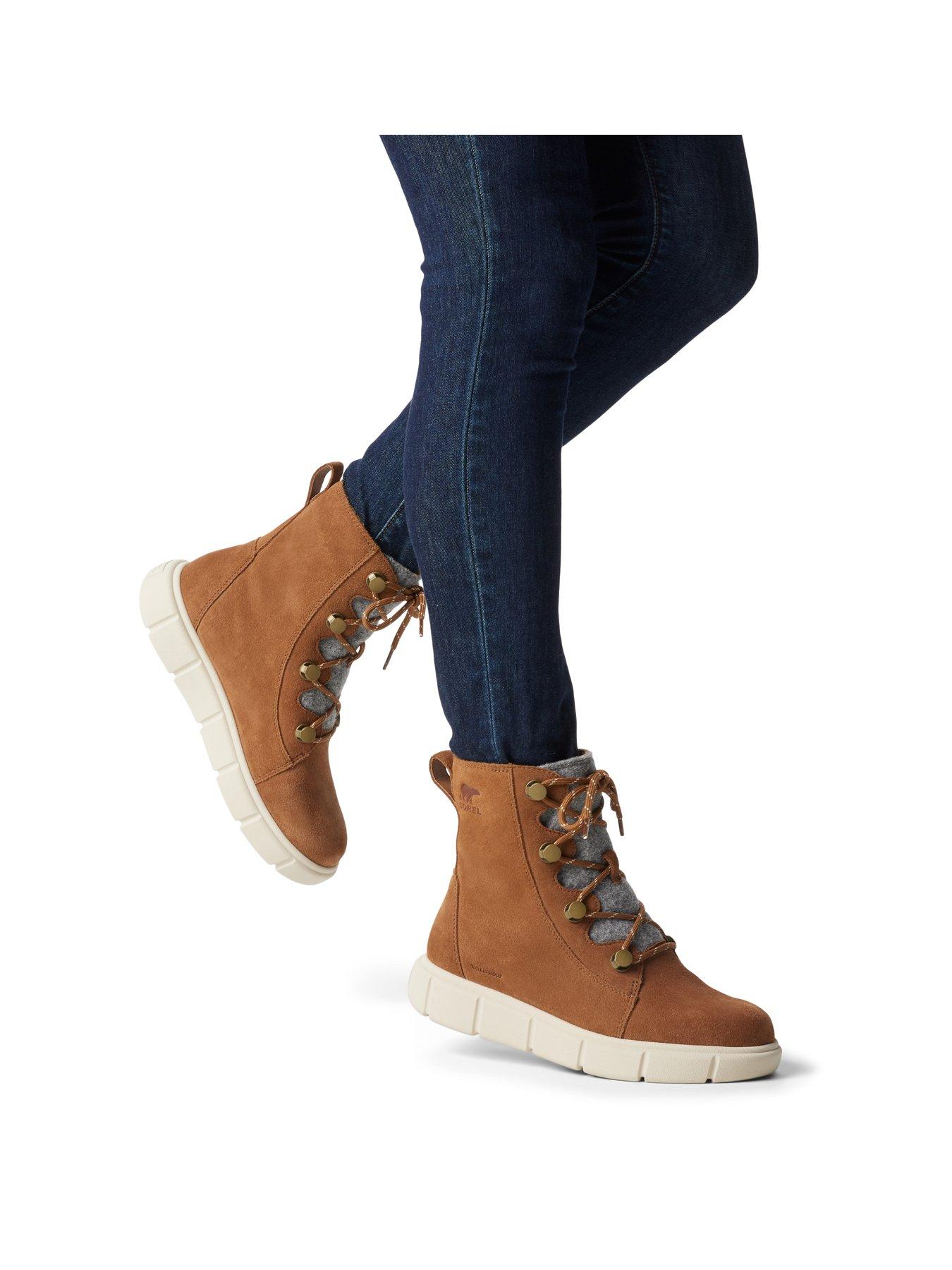 Image 7 of 7 of SOREL Womens Explorer Joan Waterproof Boots&nbsp;- Tan