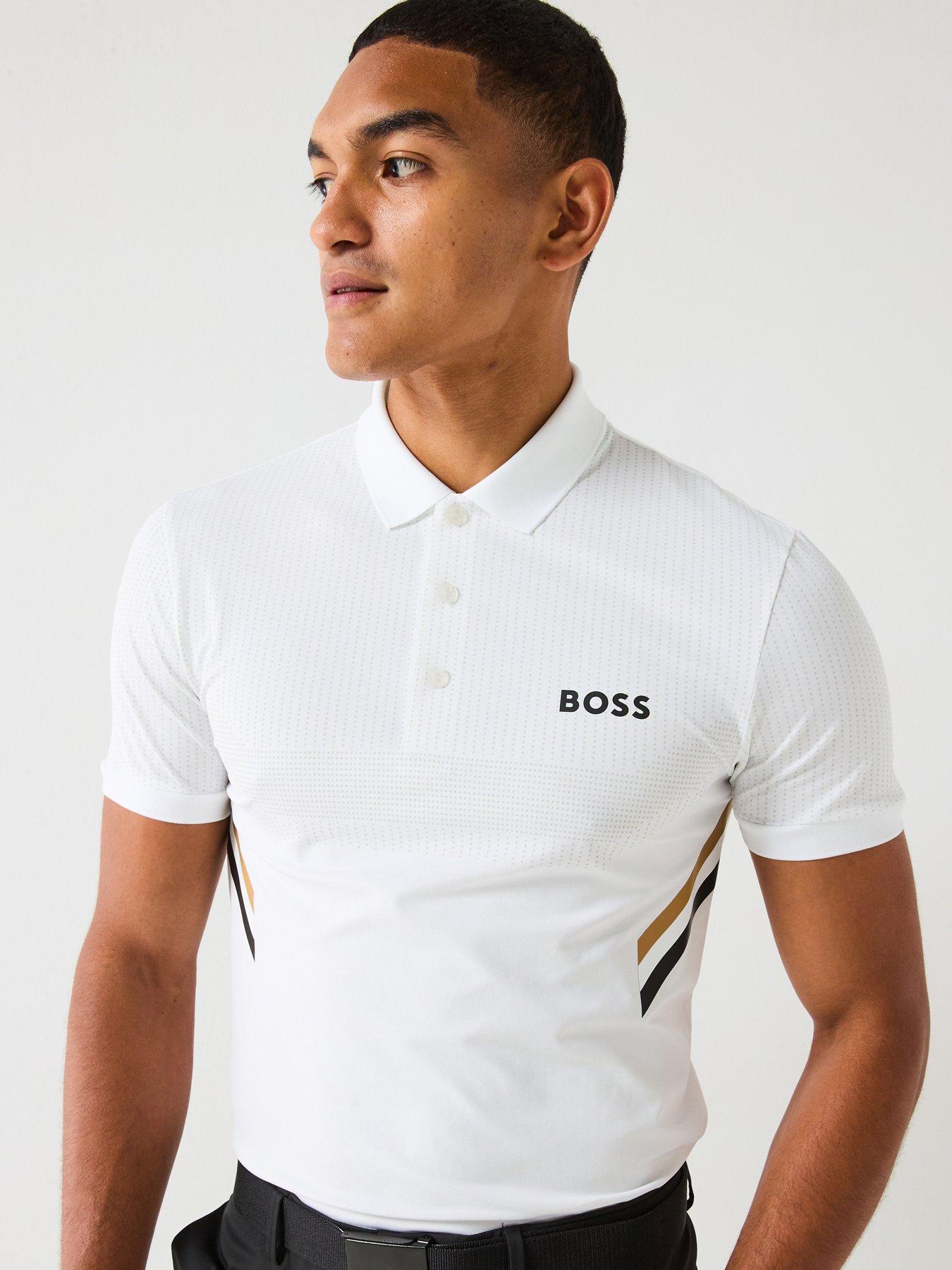 undefined Mens Golf Paule Polo Top - White
