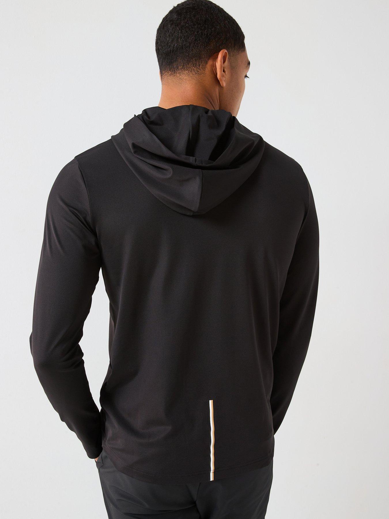  image of boss-mens-golf-scott-active-hoodie-black