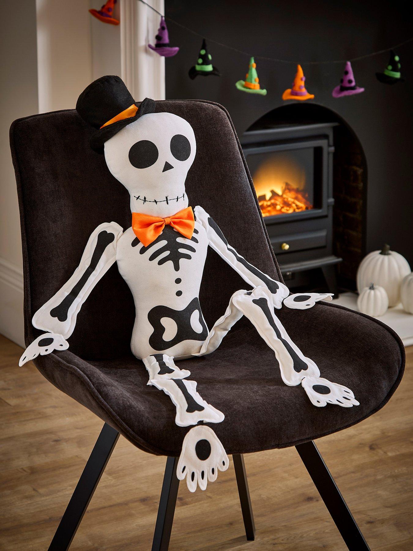 Image 1 of 3 of Smart Halloween Skelly Plush Skeleton&nbsp;Halloween Decoration